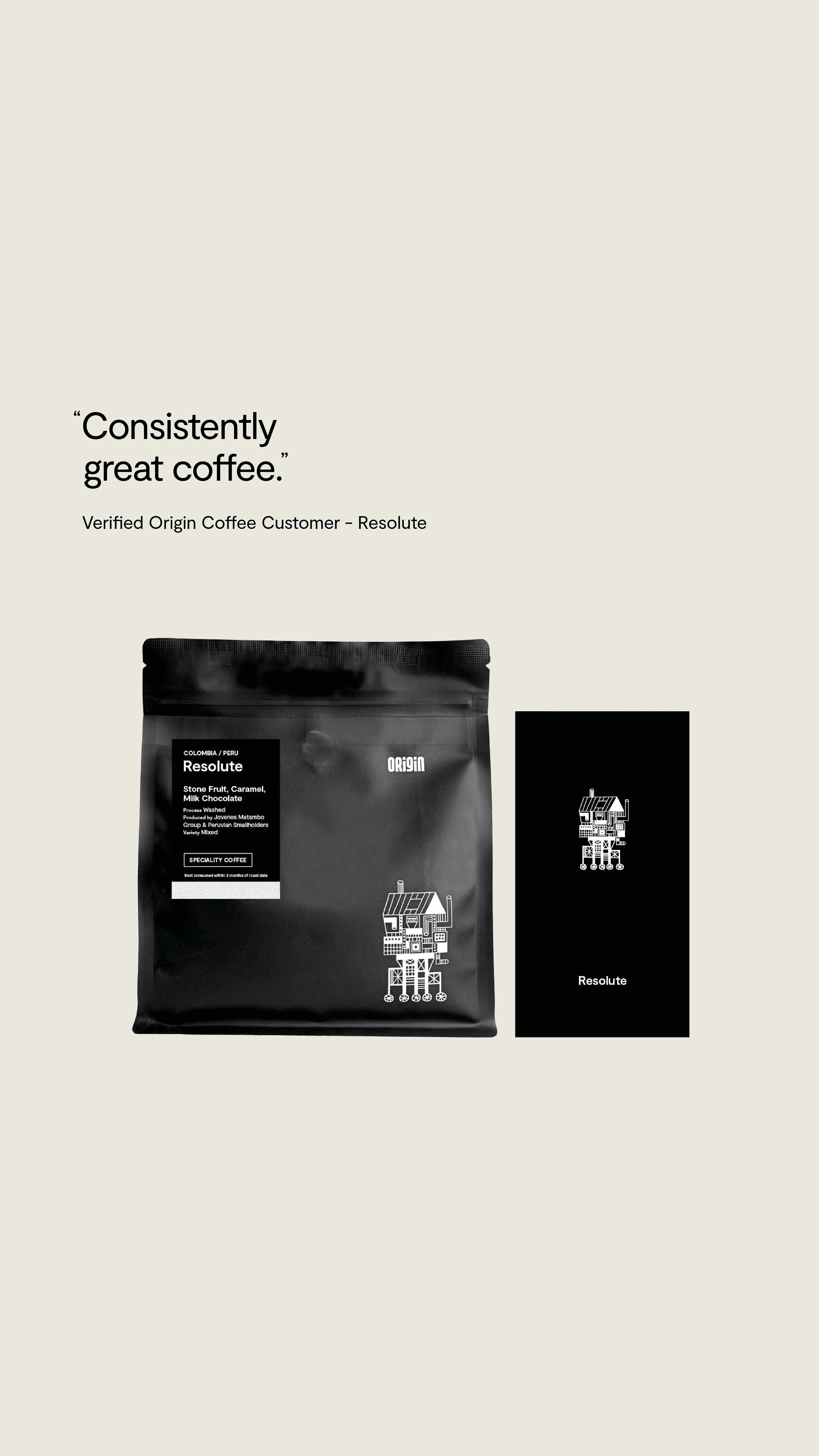 Origin Coffee Roasters Facebook ad