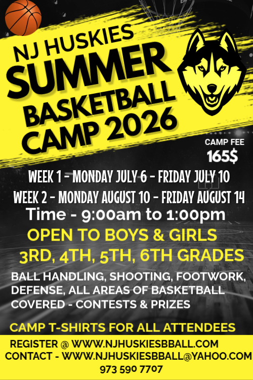 NJ Huskies Basketball Facebook ad