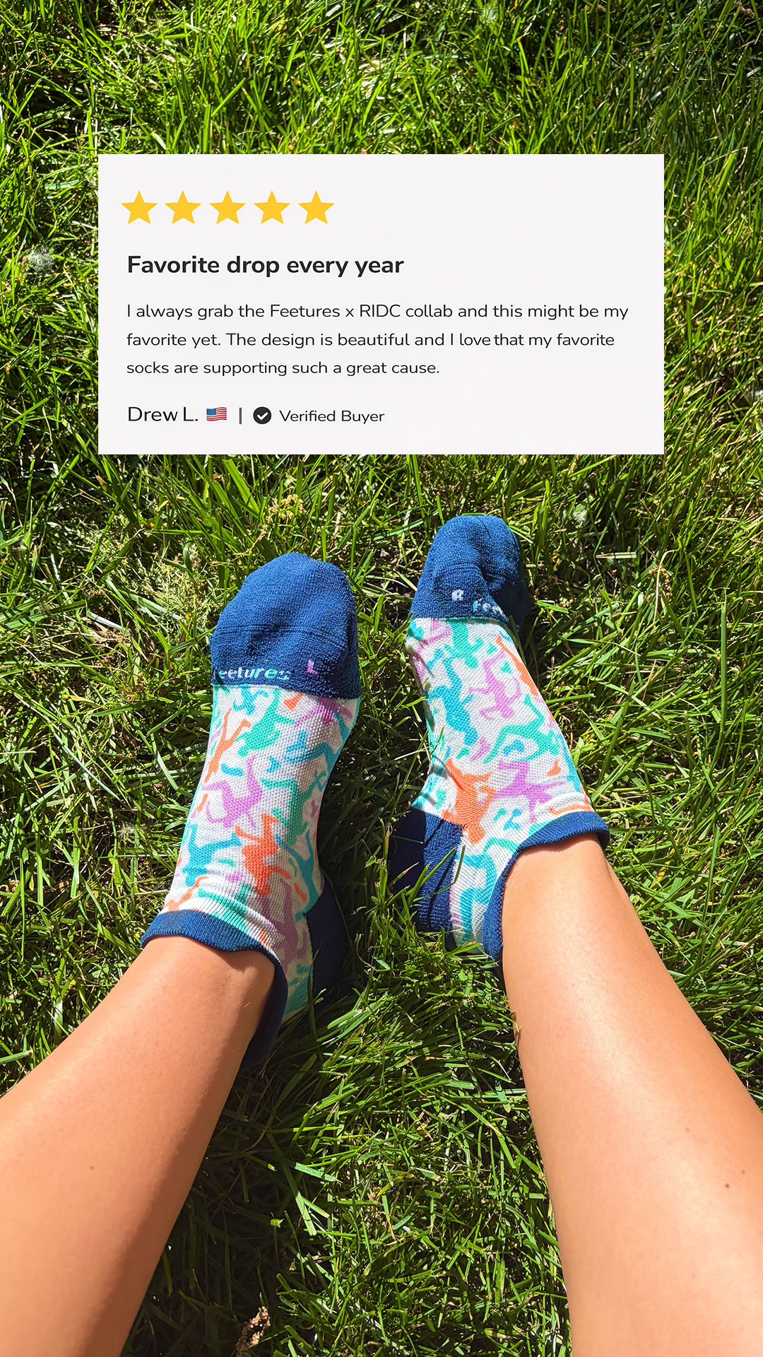 Feetures Facebook ad