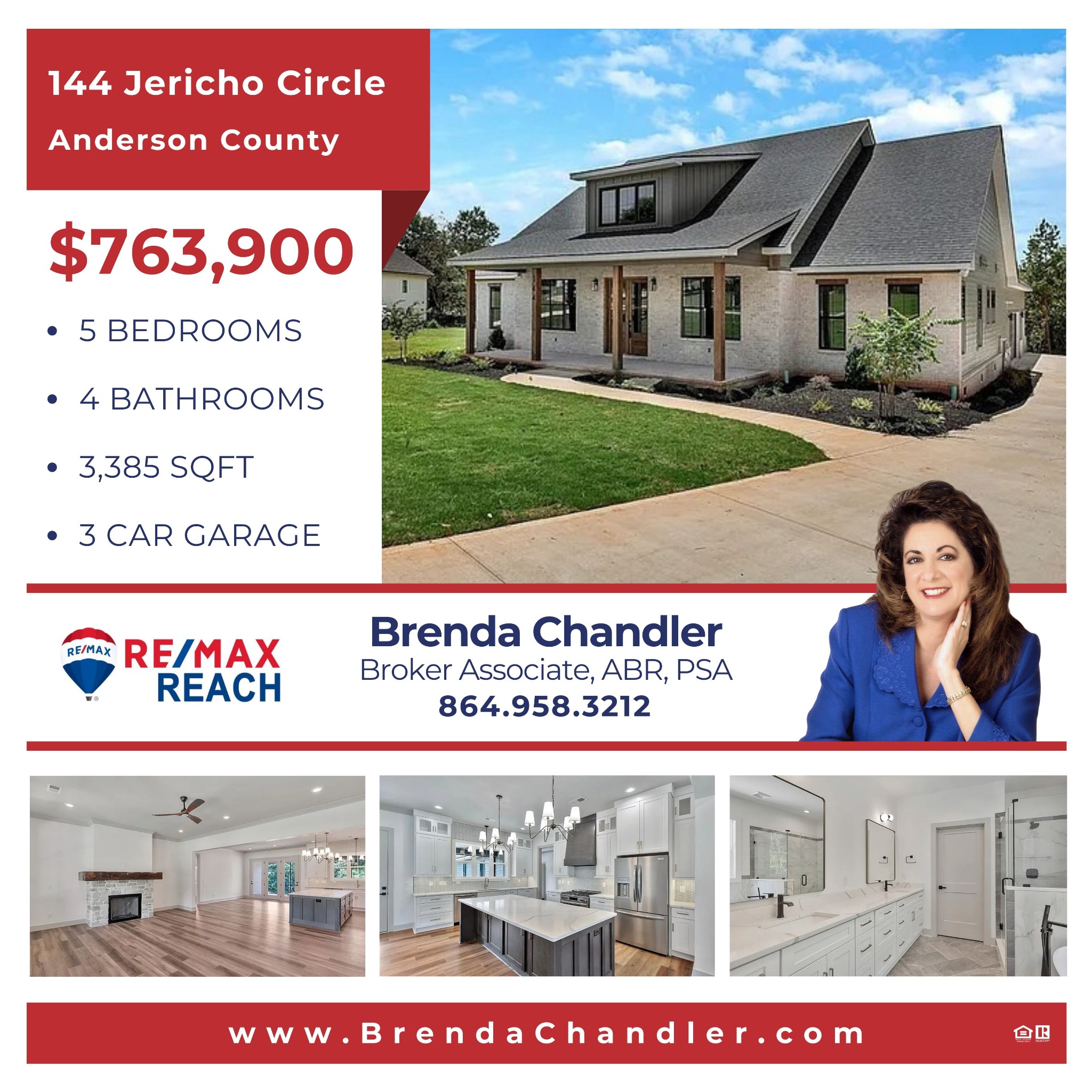 Brenda Chandler-RE/MAX REACH Facebook ad: Anderson Area! Off Hwy 81N!