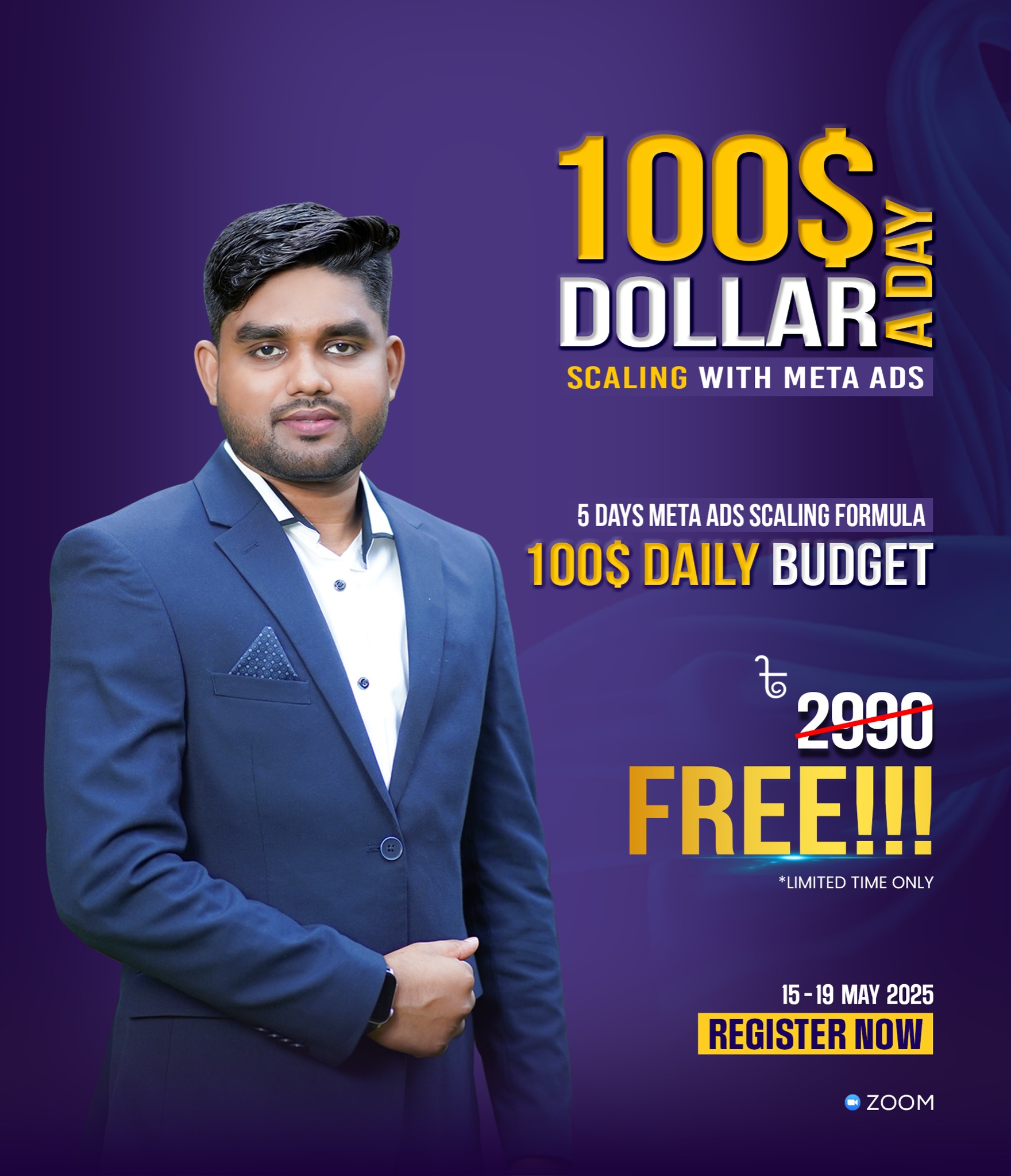 Md Ridoy Hasan Facebook ad: Meta Ads Scaling Secrets, একদম ফ্রি শিখুন!