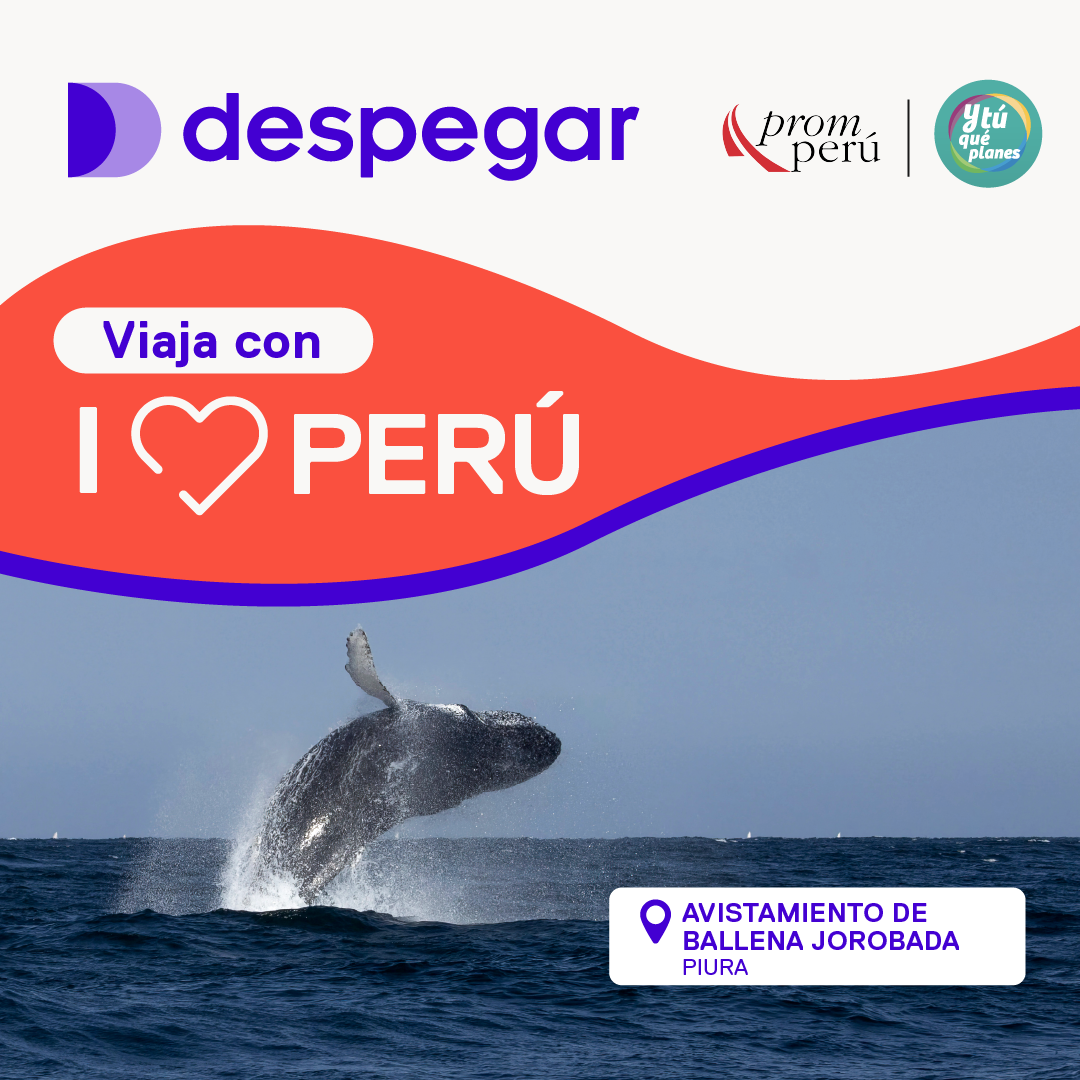 Despegar Facebook ad: Vívelo en Perú con Despegar.