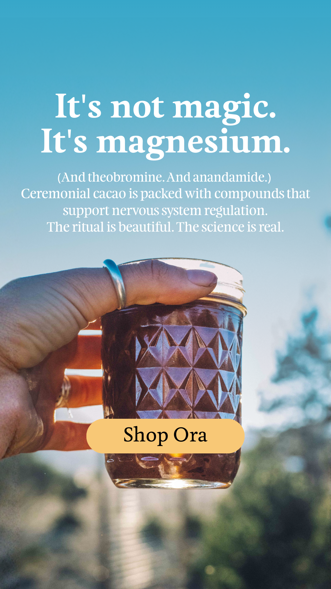 Ora Cacao Facebook ad