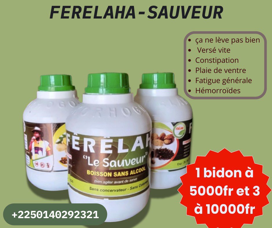 Remède d’Afrique Facebook ad: -Si tu ne tiens pas 30 secondes