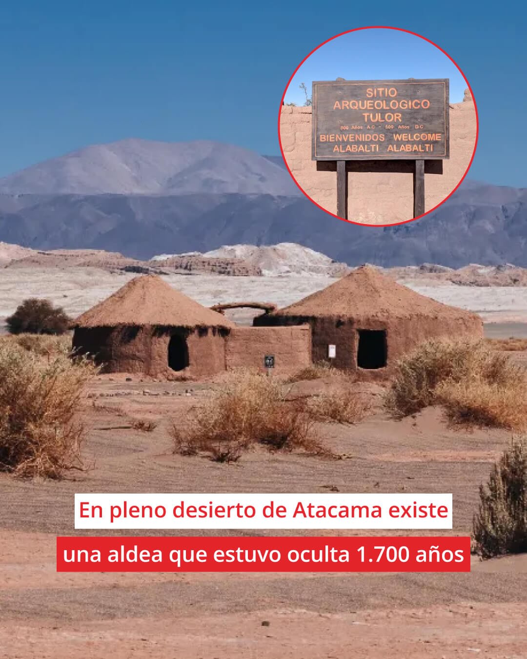 Chile Travel Facebook ad: Mucho antes de que San Pedro de Atacama…