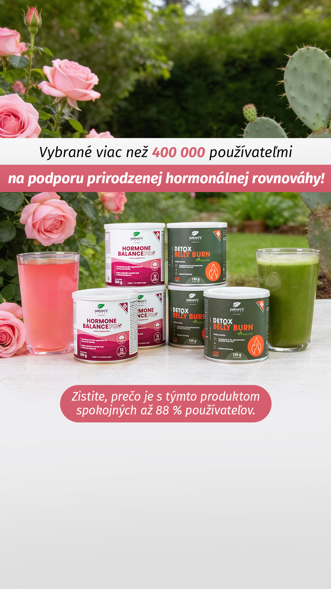 Nature's Finest Slovensko Facebook ad