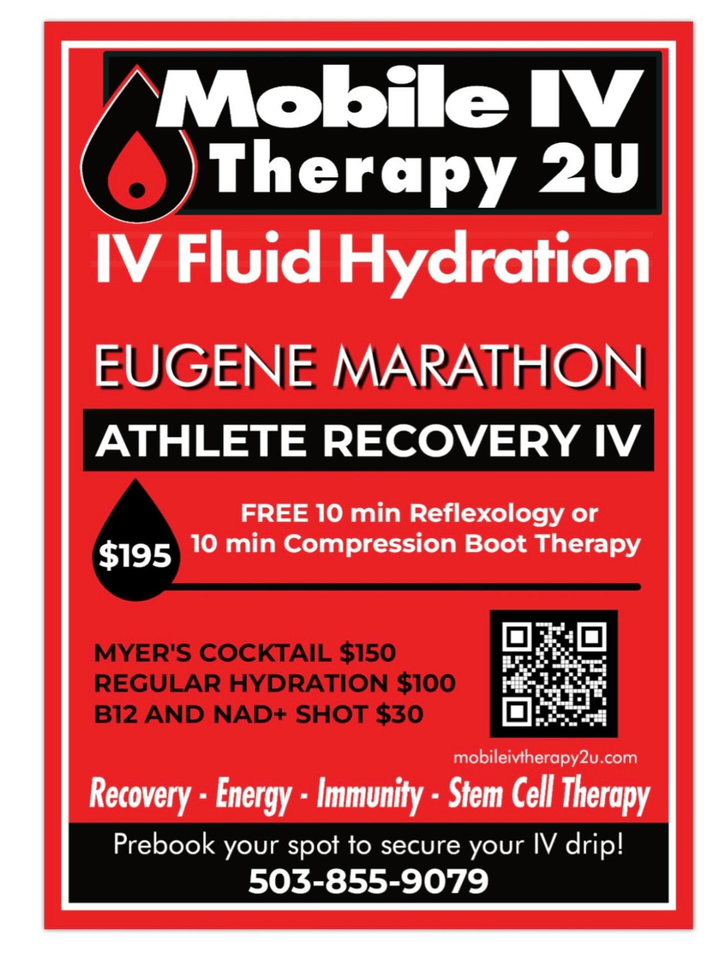 Mobile IV Therapy 2U Facebook ad