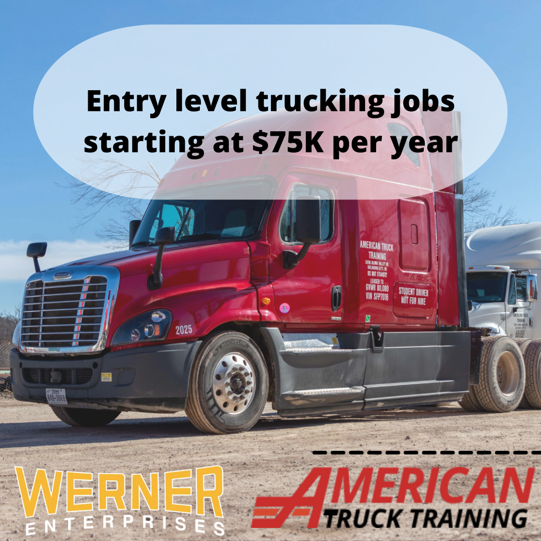 American Truck Training, Inc. Facebook ad: Earn Your CDL - Oklahoma City, Ok