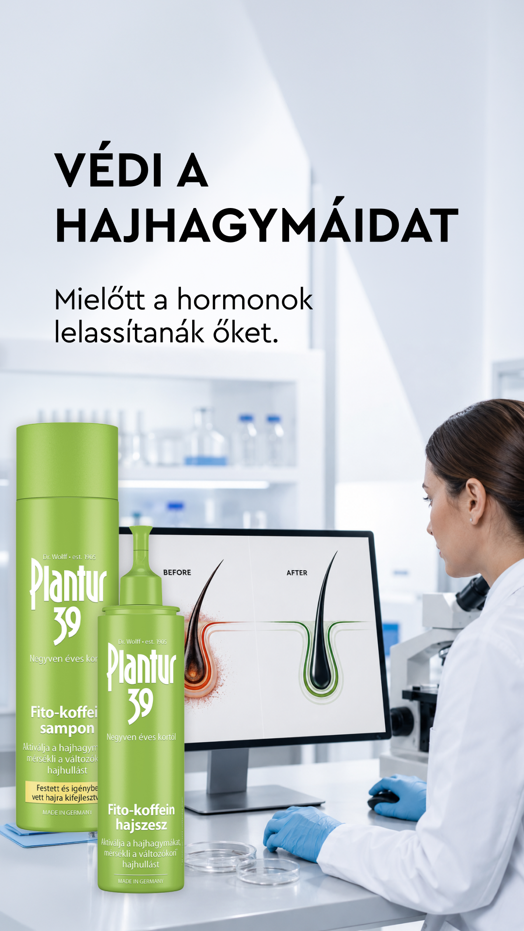 Plantur Facebook ad: Ne hagyd, hogy a menopauza megviselje a hajadat!