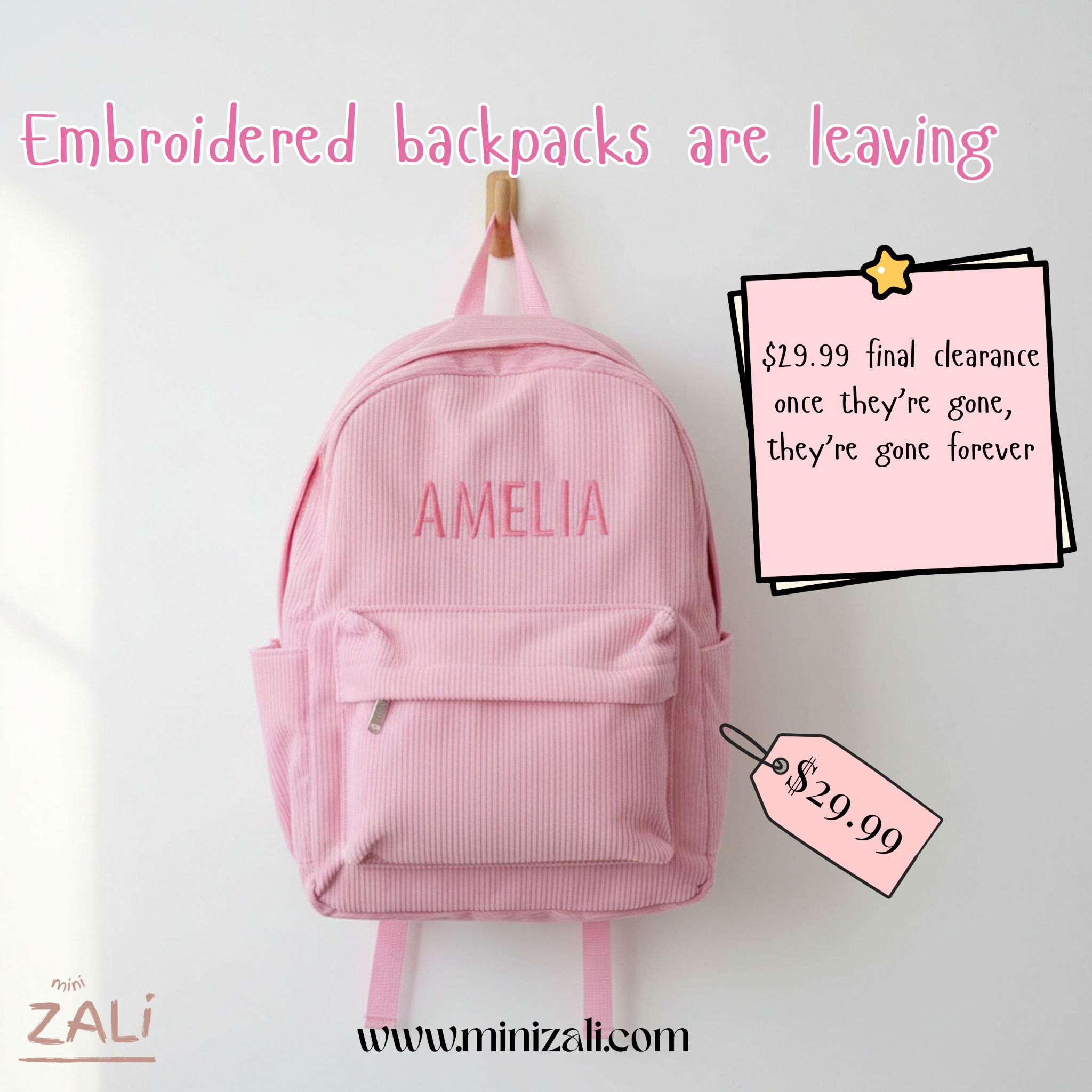 Mini Zali Australia Facebook ad