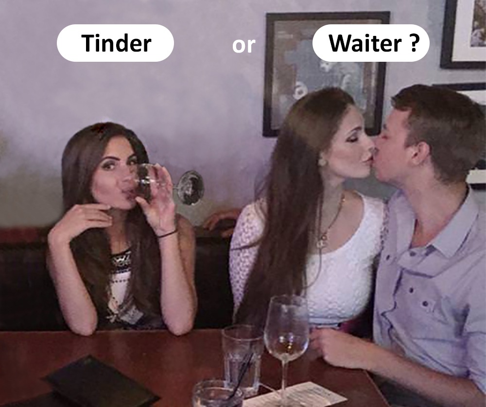 Waiter Facebook ad