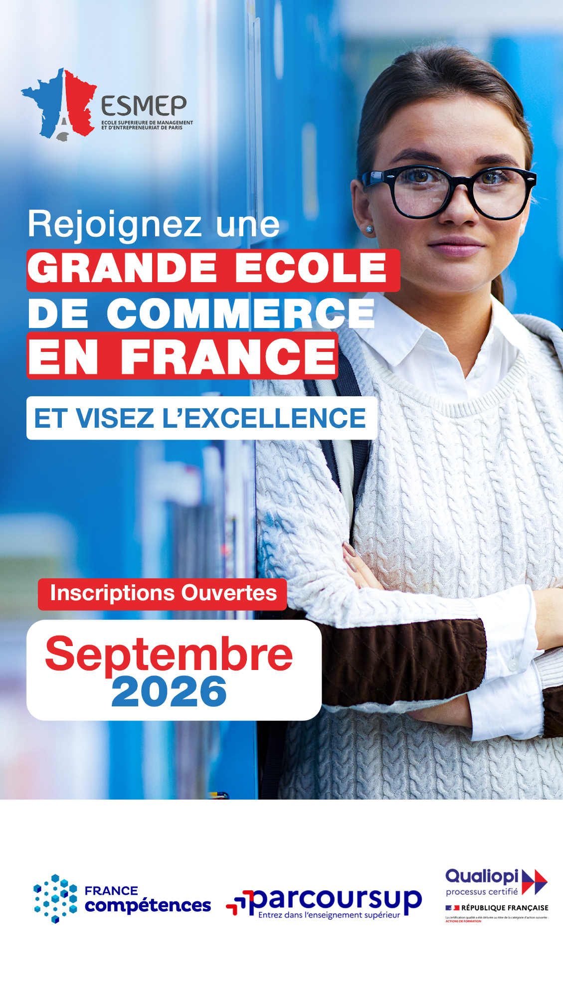 ESMEP Paris Facebook ad from Feb 26, 2026