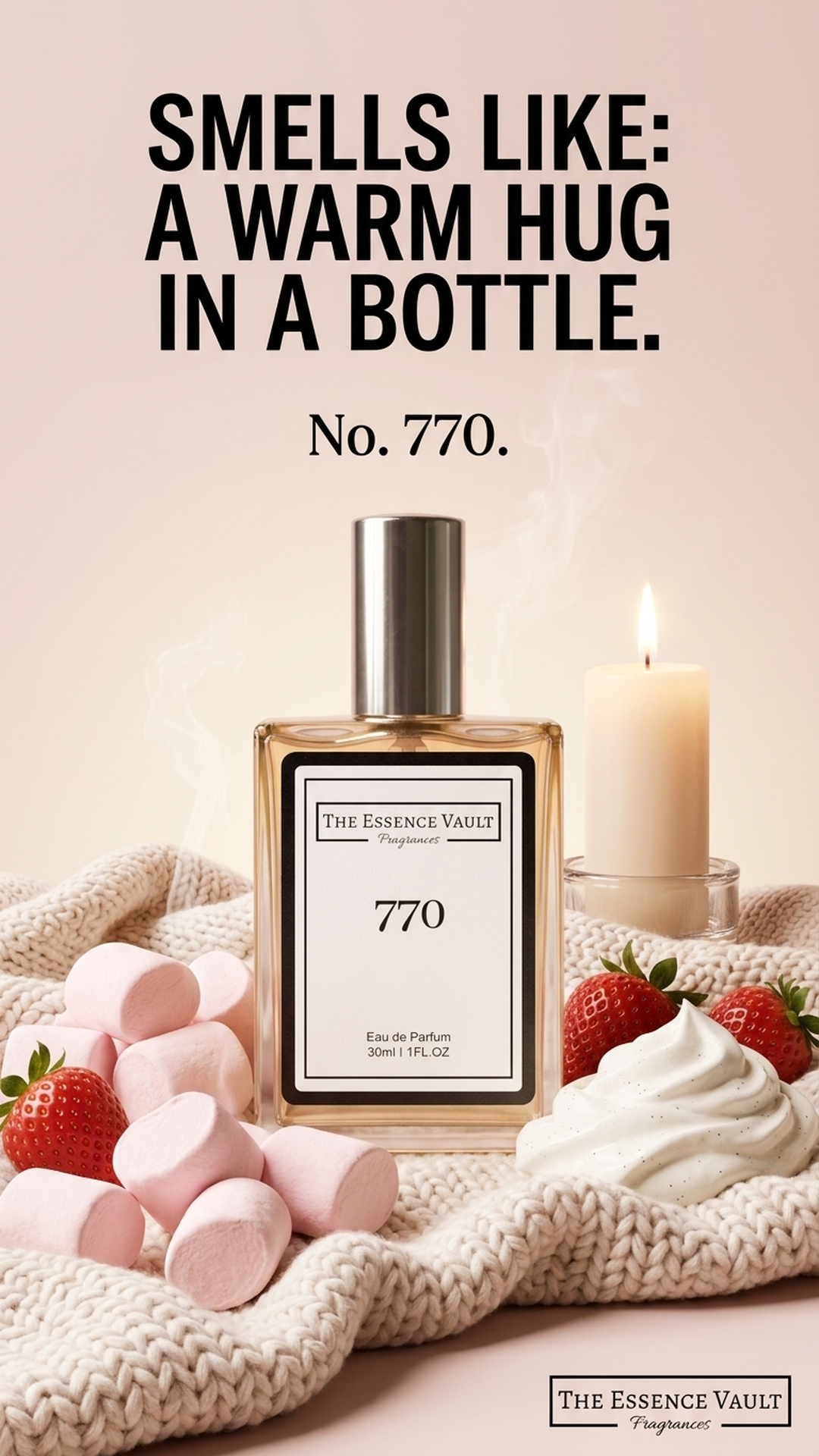 The Essence Vault Facebook ad from Mar 25, 2026