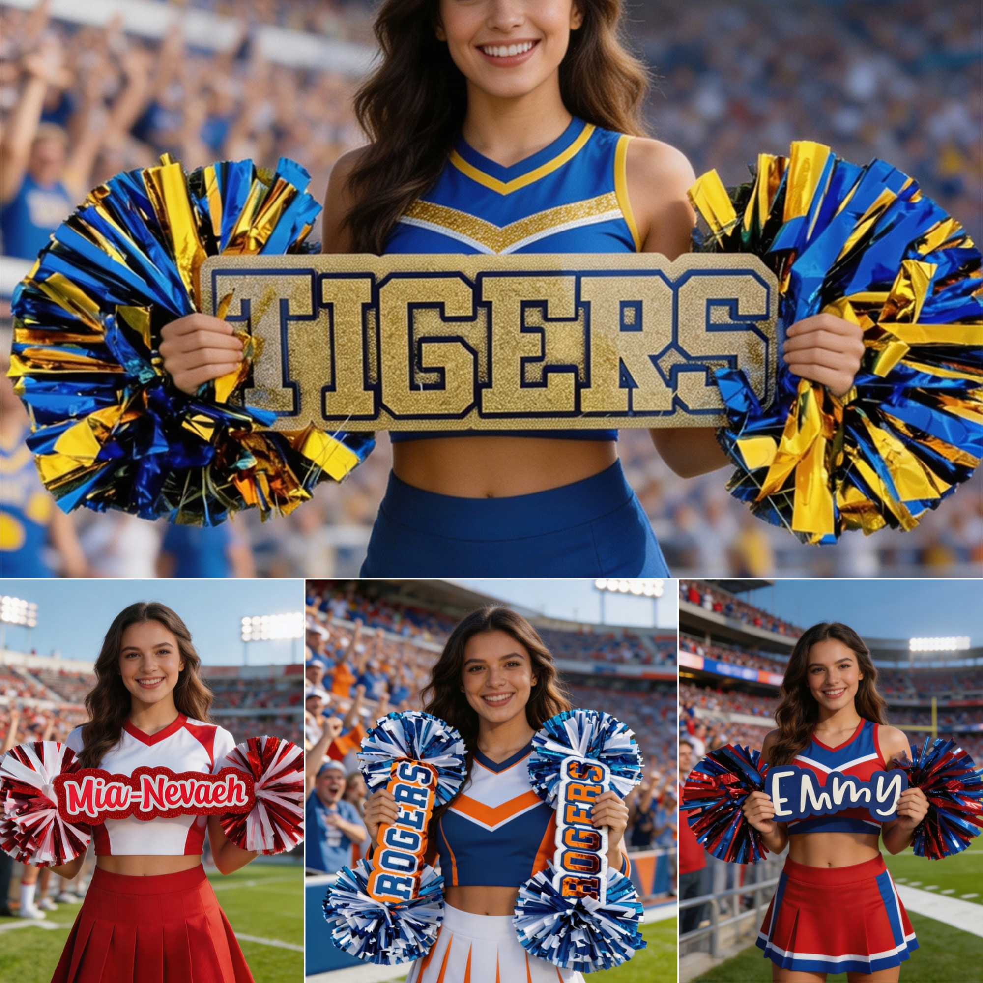 Joyinlist Facebook ad: Custom Cheer Stick -Game Day Signs