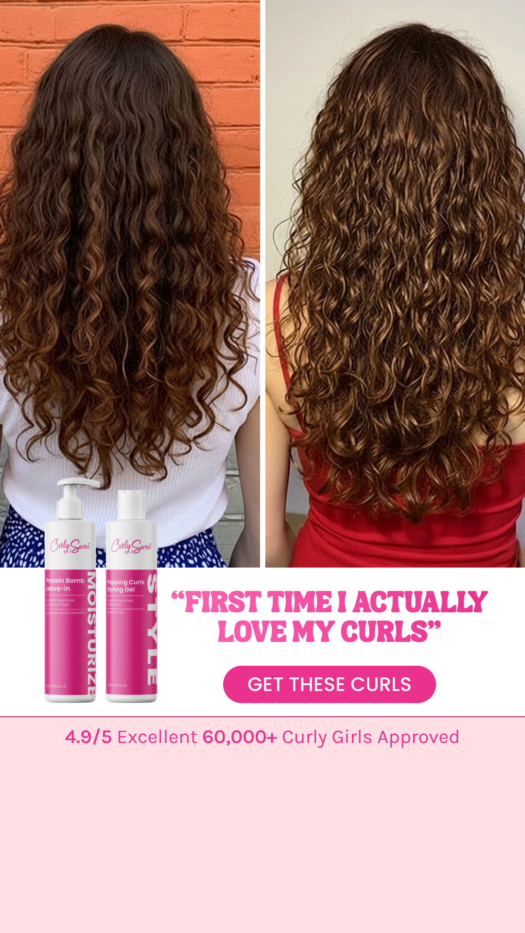 Curly Secret Facebook ad