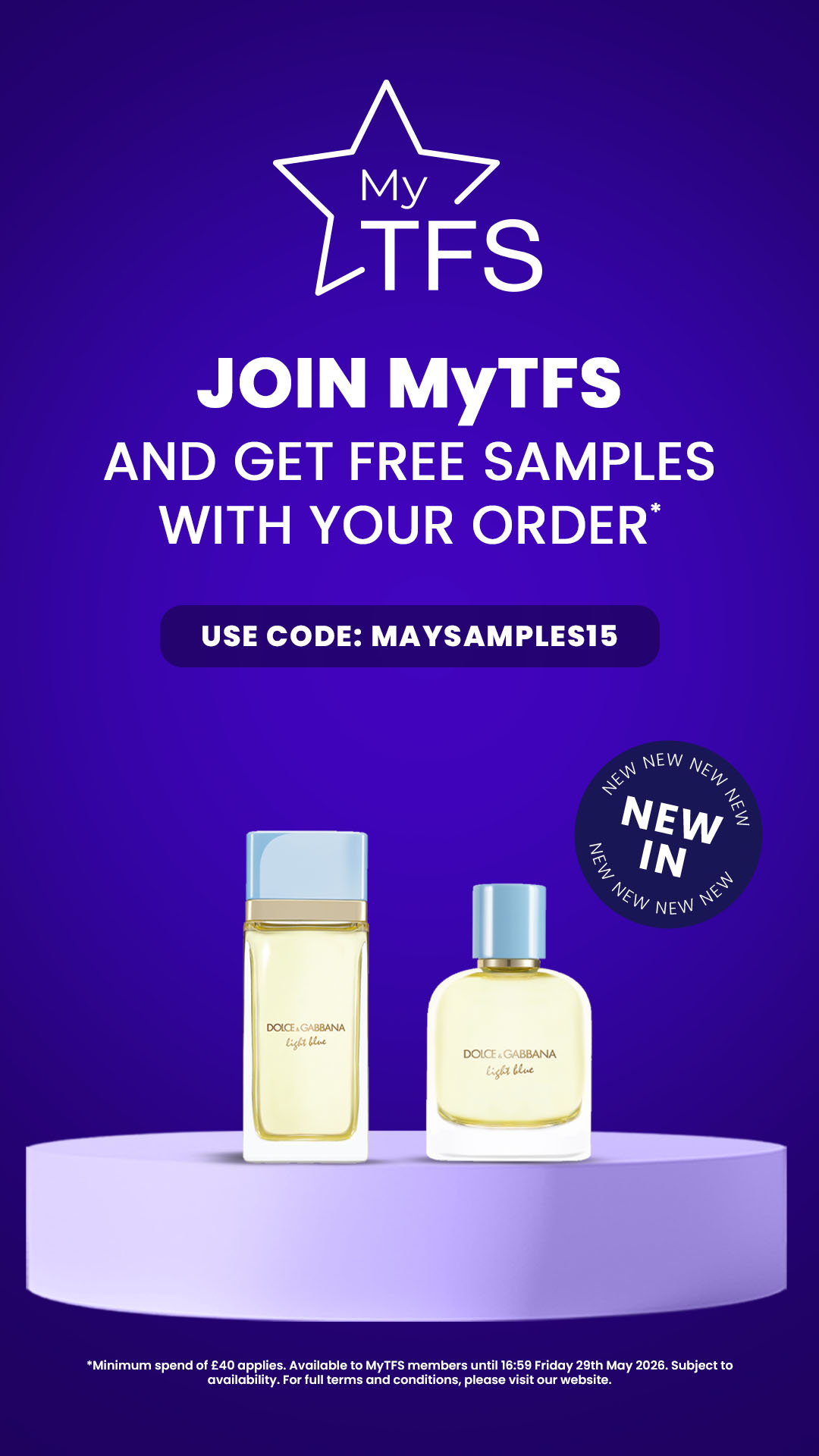 The Fragrance Shop Facebook ad