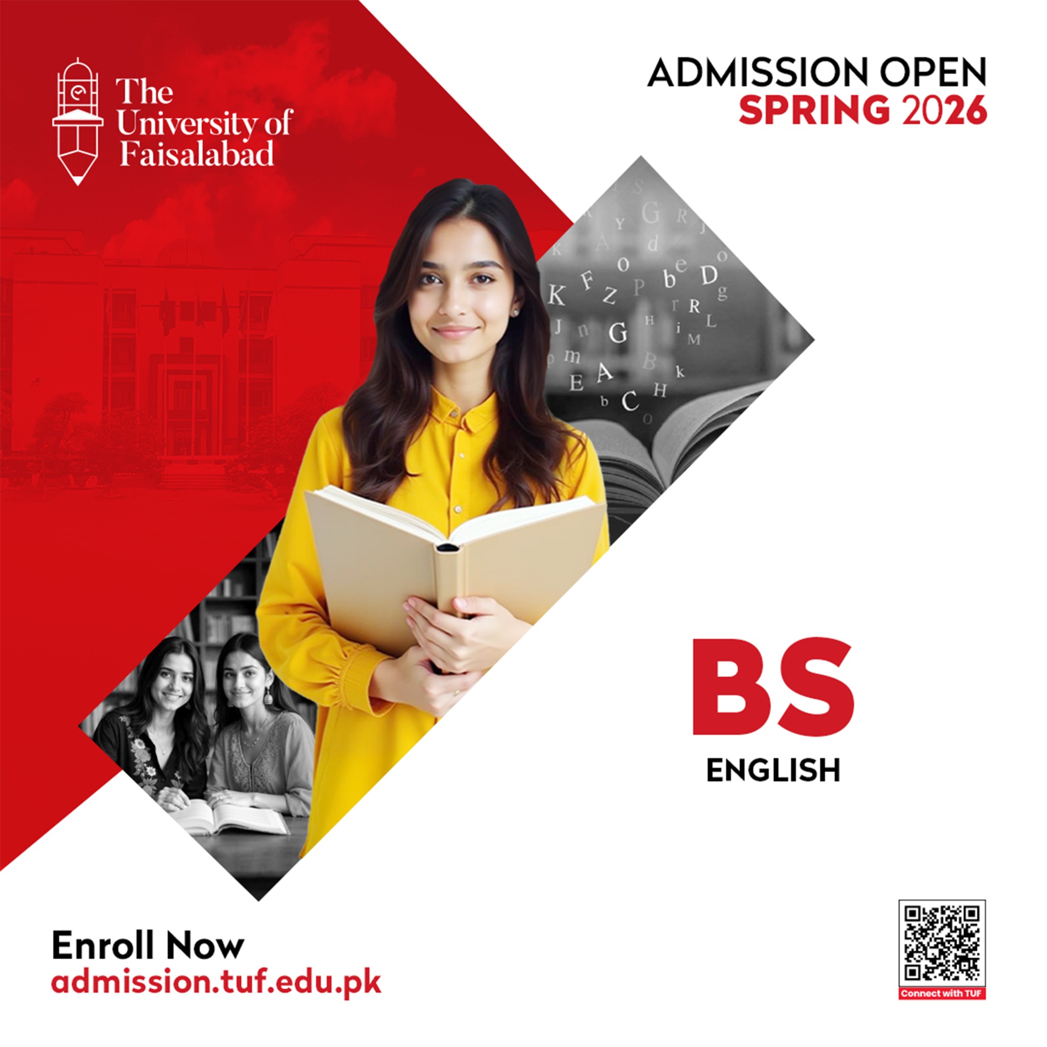The University of Faisalabad Facebook ad