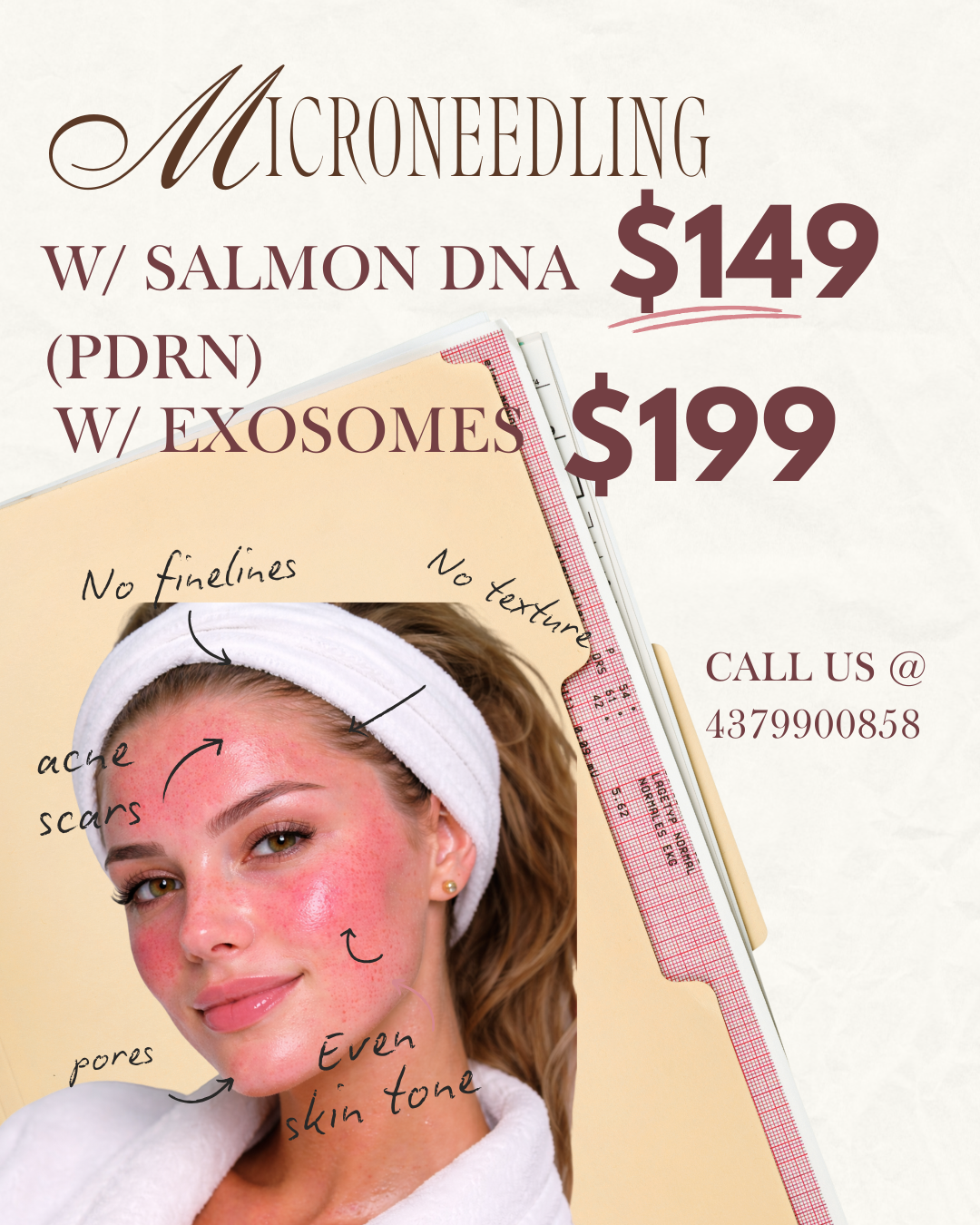 Nyrelli Skin + Laser Toronto Facebook ad: CLAIM SPOT!