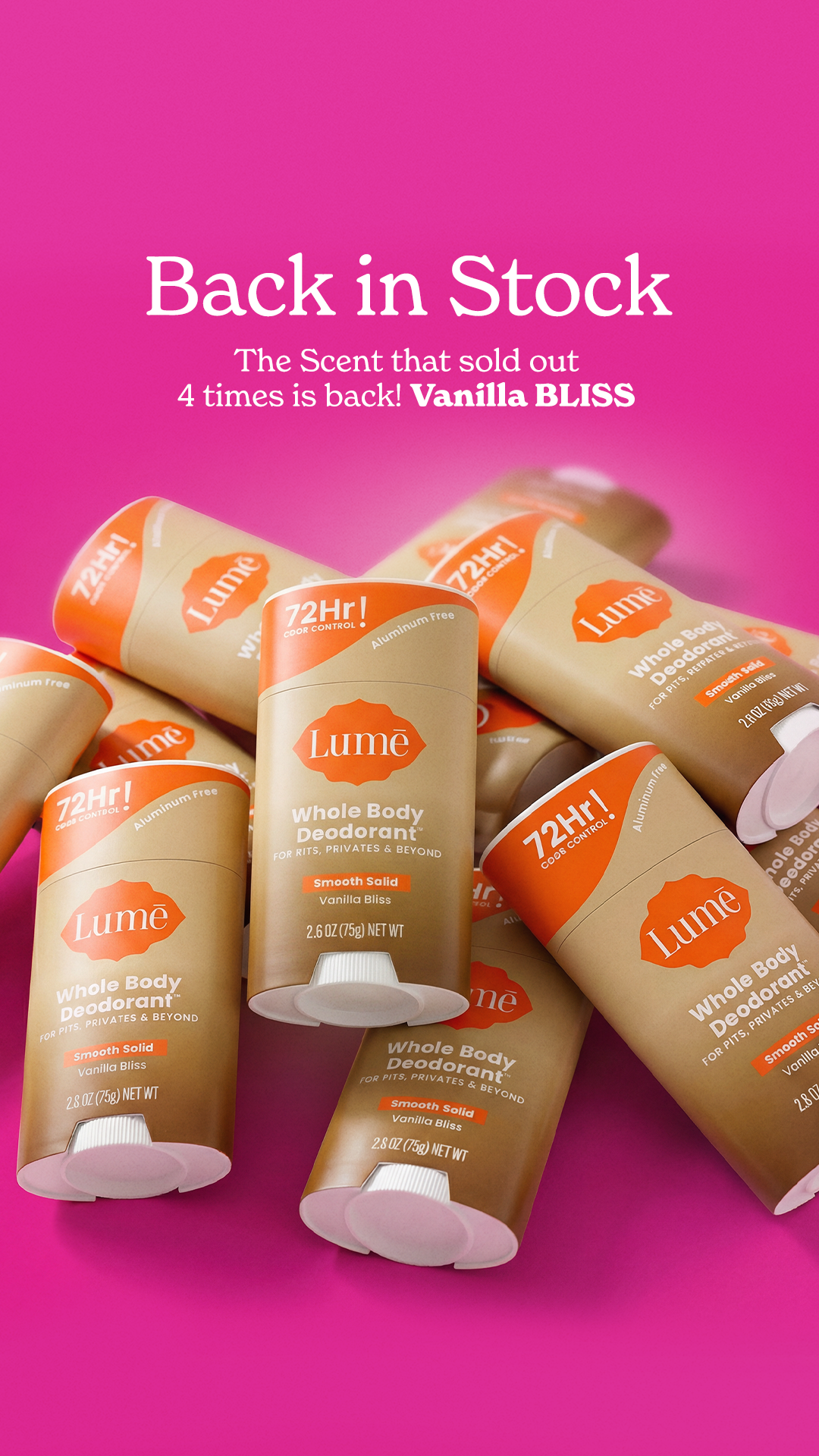 Lume Deodorant Facebook ad