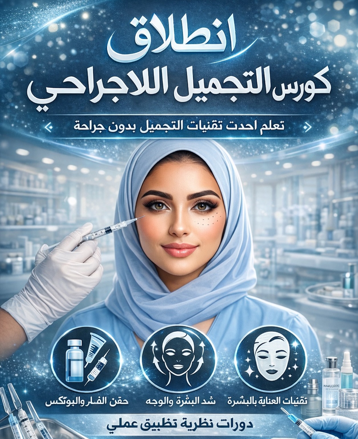 dr.reem Facebook ad: كورس التجميل اللاجراحي والتكنيك الروسي تطبيق عملي…