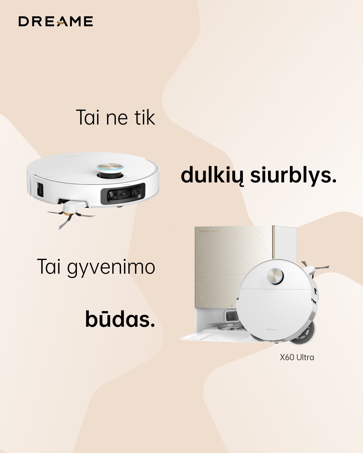 Dreame Tech - Lithuania Facebook ad: Dreame X60 Ultra