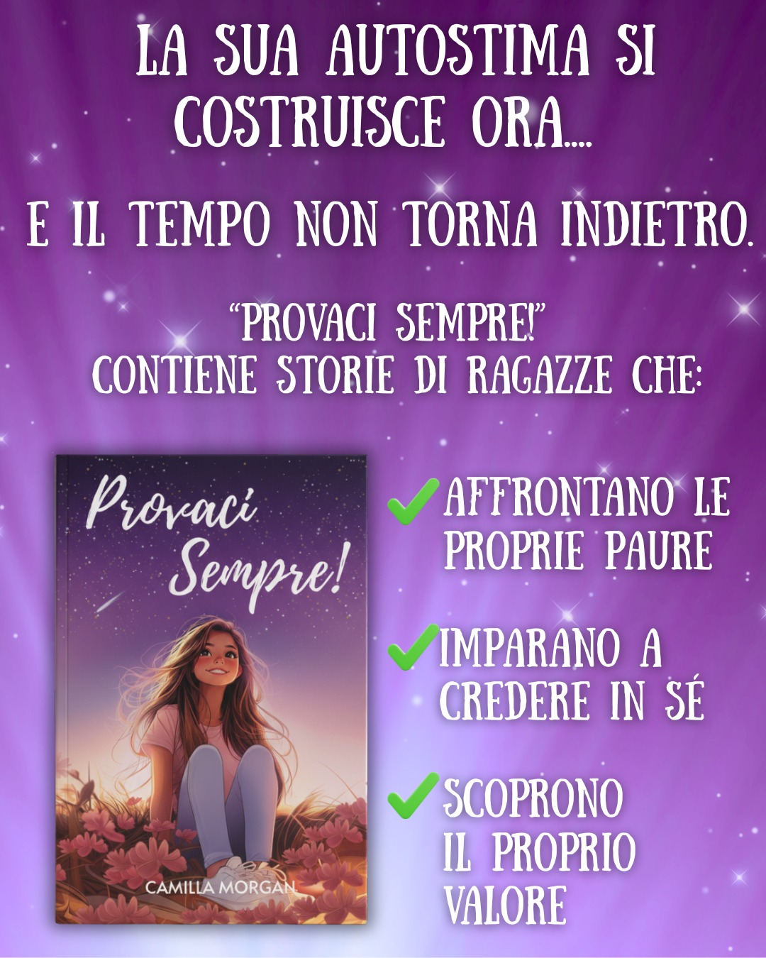 Camilla Morgan - Autrice Libri per adolescenti Facebook ad: E SE TUA FIGLIA CAMBIASSE SOLO PER SENTIRSI…
