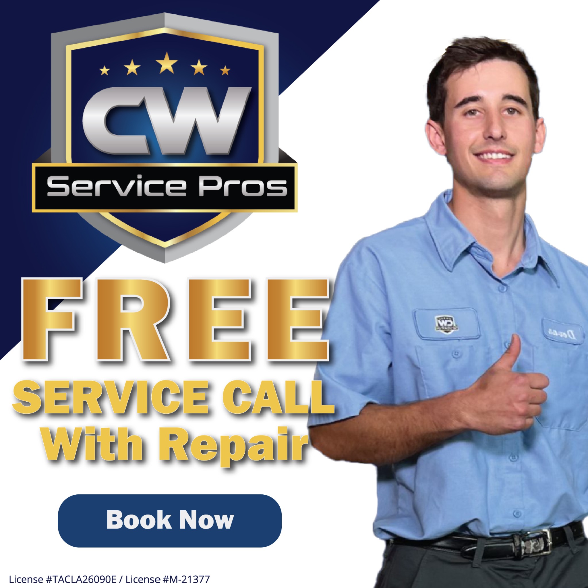 CW Service Pros Plumbing, Heating & Air Conditioning Facebook ad