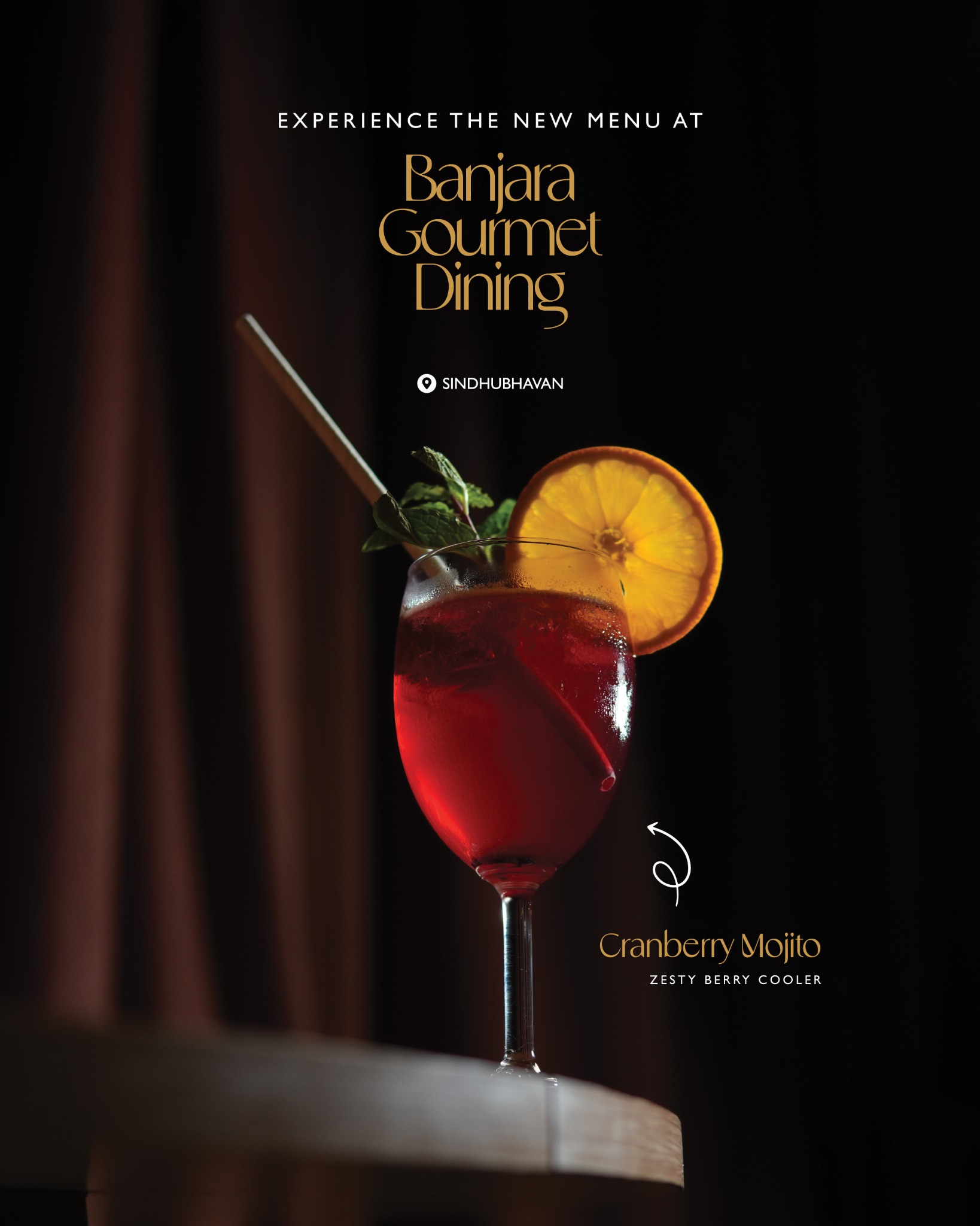 Banjara Facebook ad: New menu. New cravings.