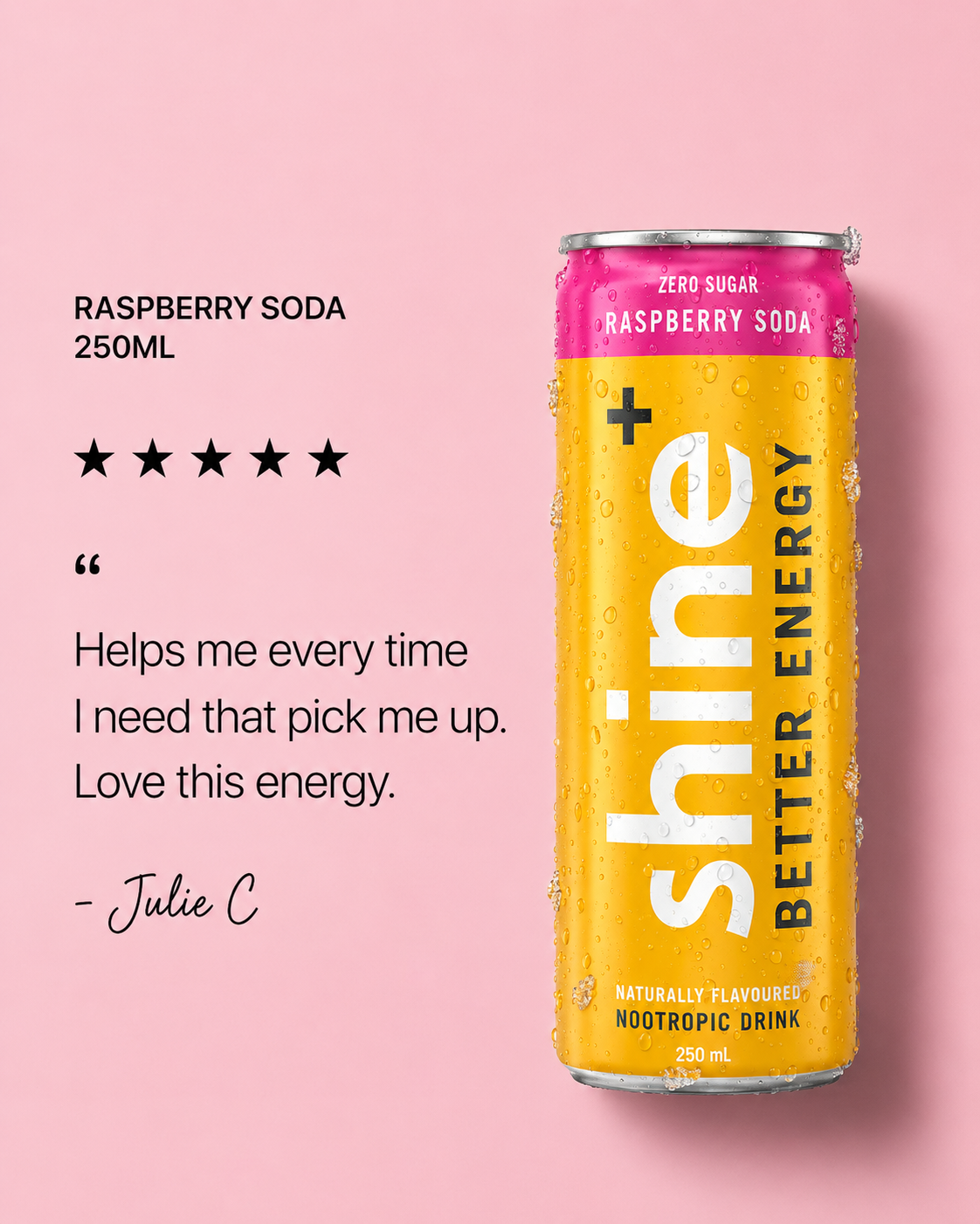 Shine+ Drink Facebook ad
