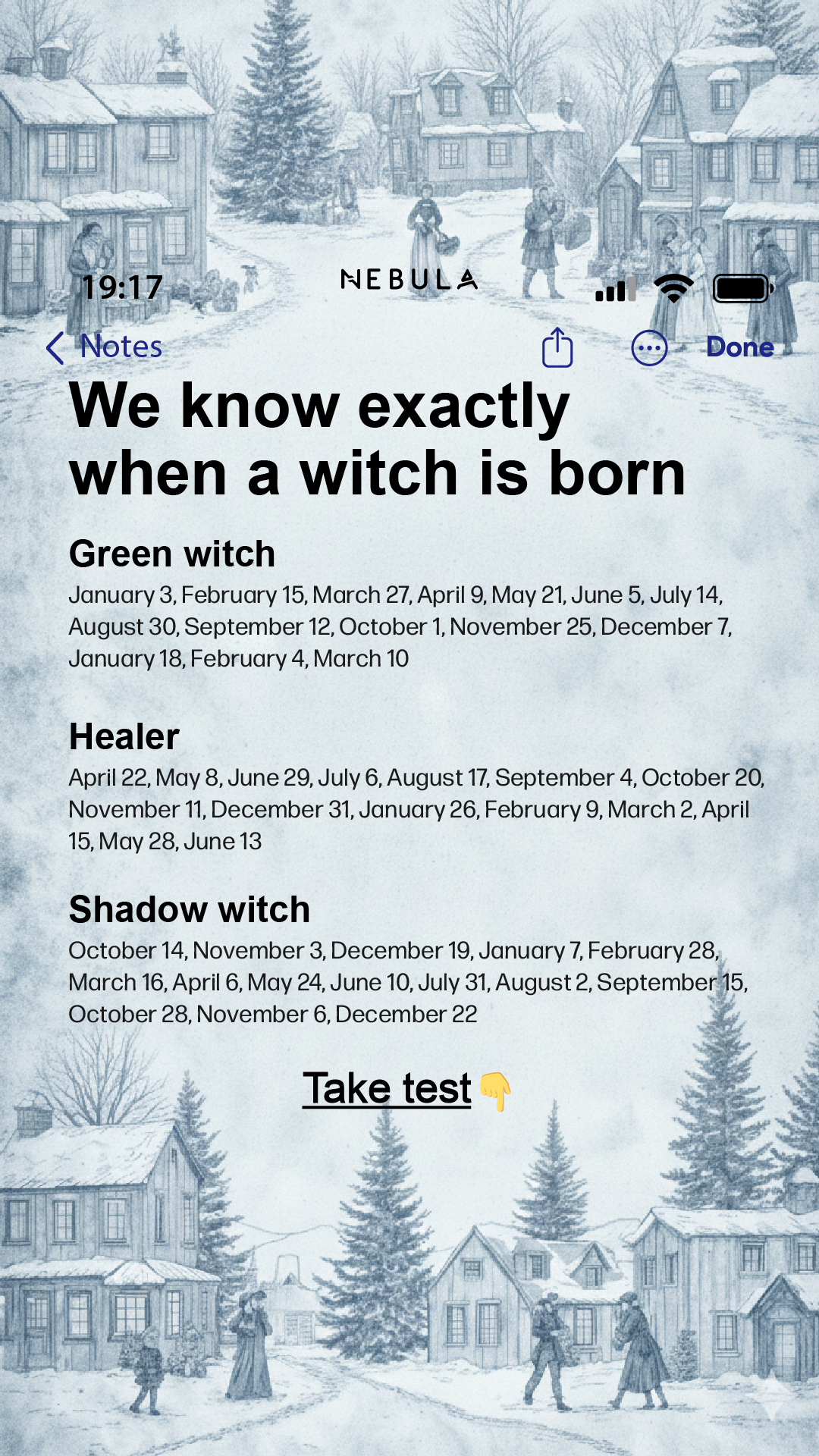 Medea Raven Astrologer Facebook ad: Check your archetype