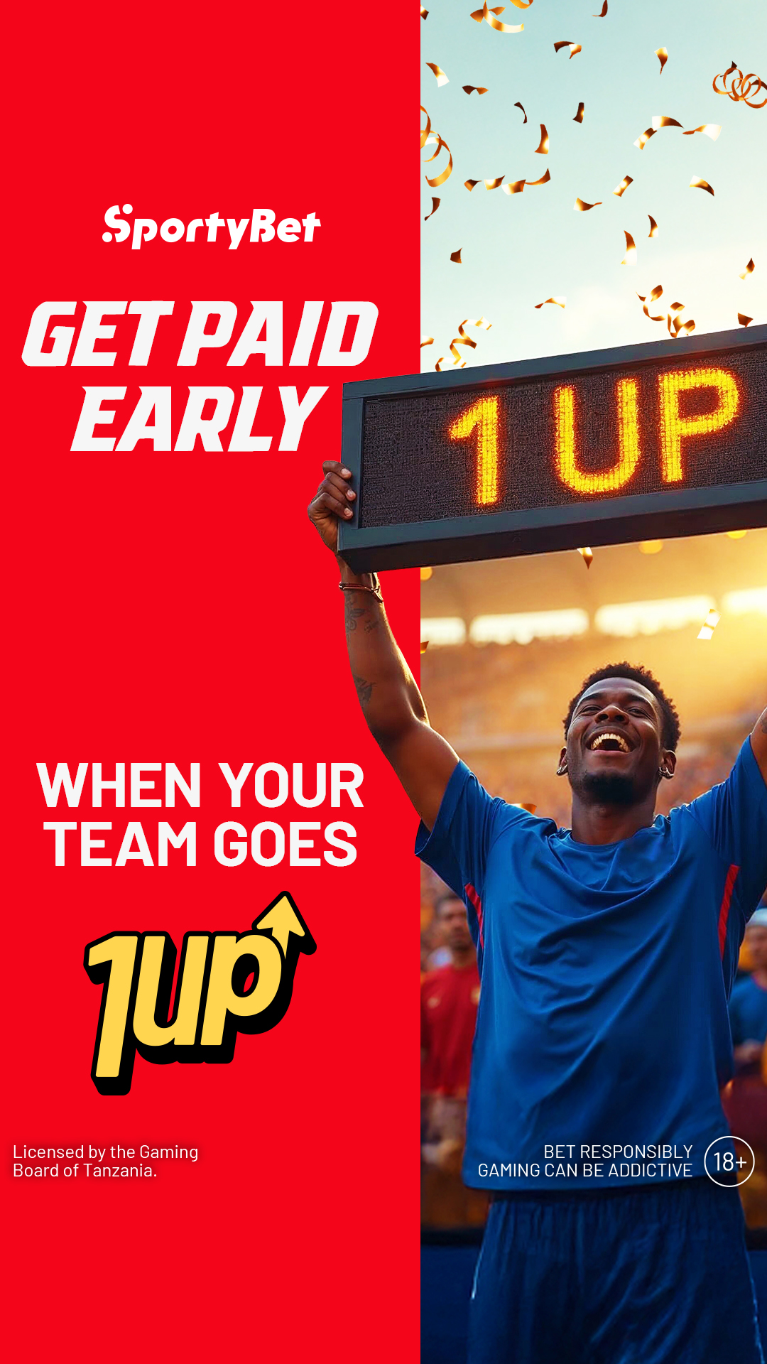 SportyBet Tanzania Facebook ad from Apr 22, 2026
