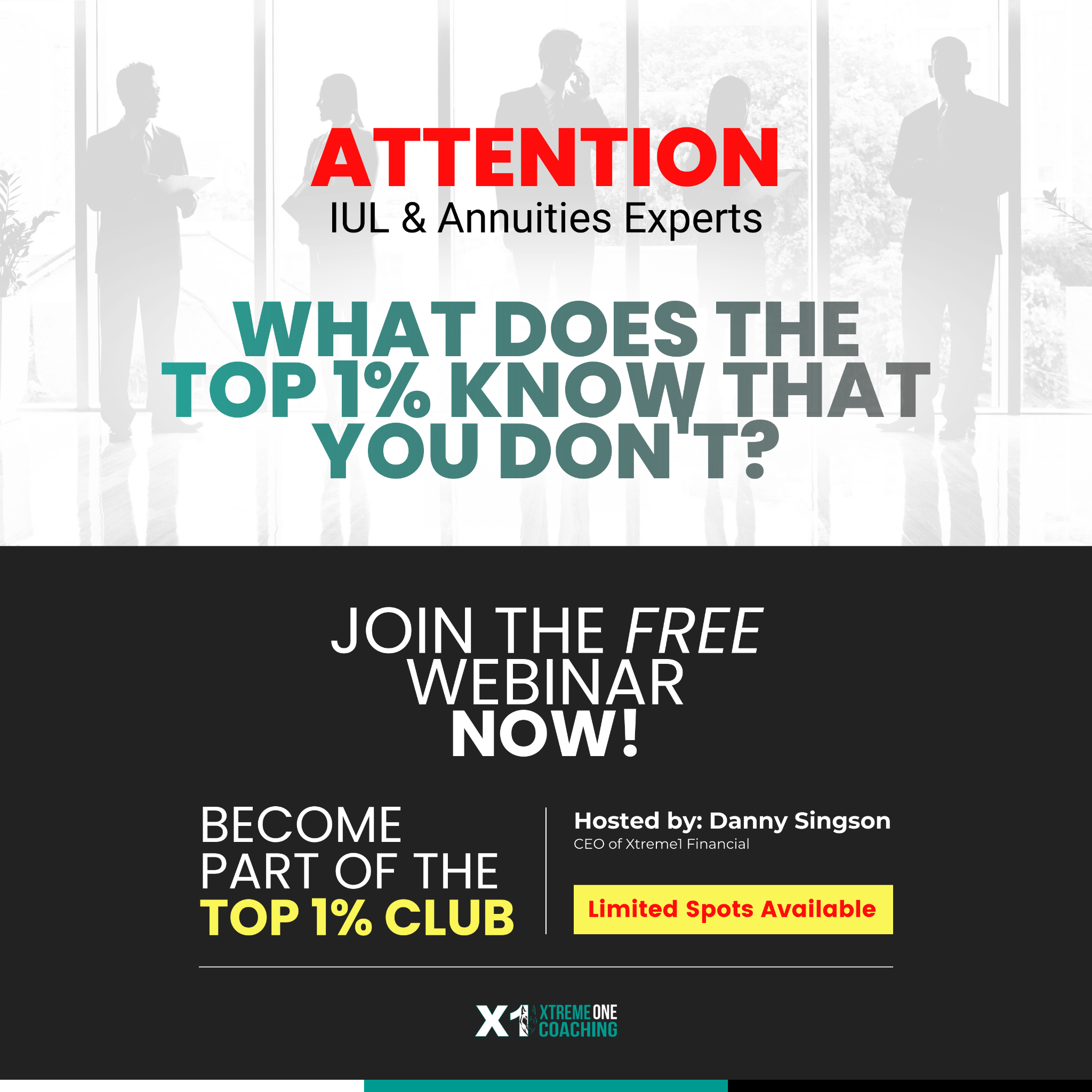 Xtreme 1 Coaching Facebook ad