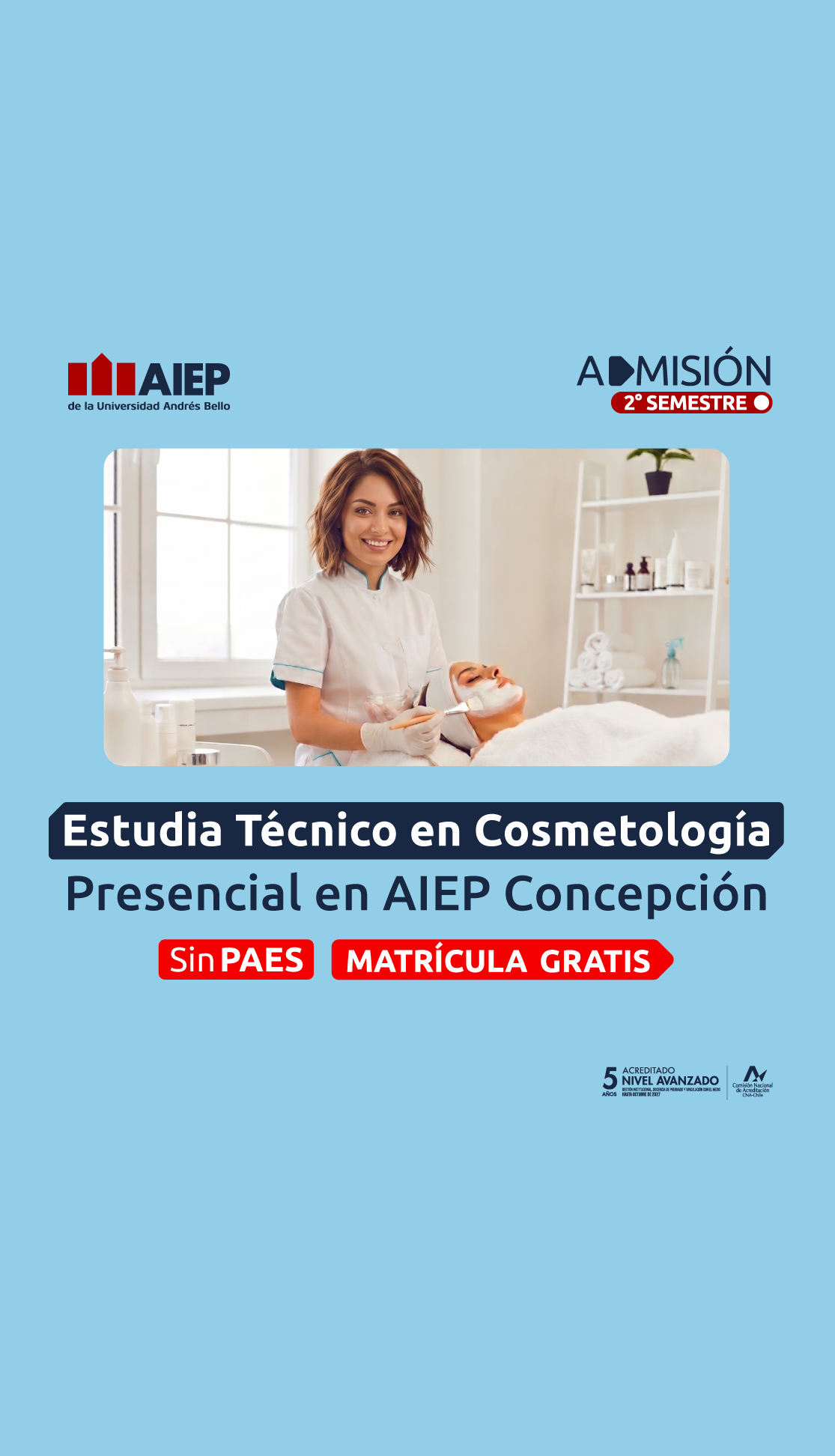 Admisión AIEP Facebook ad