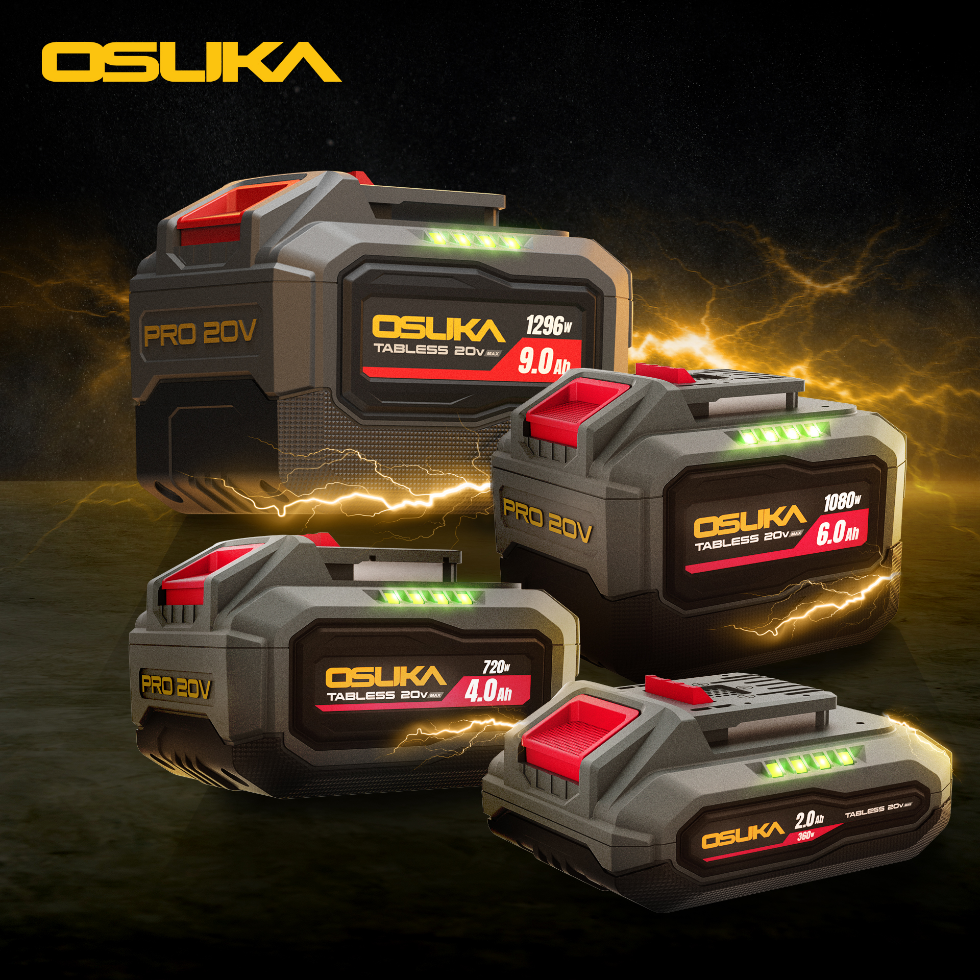 OSUKA powertool Facebook ad: เคลียร์ทุกข้อสงสัย!ของแบตเจ้าโลก OSUKA Tabless 20V