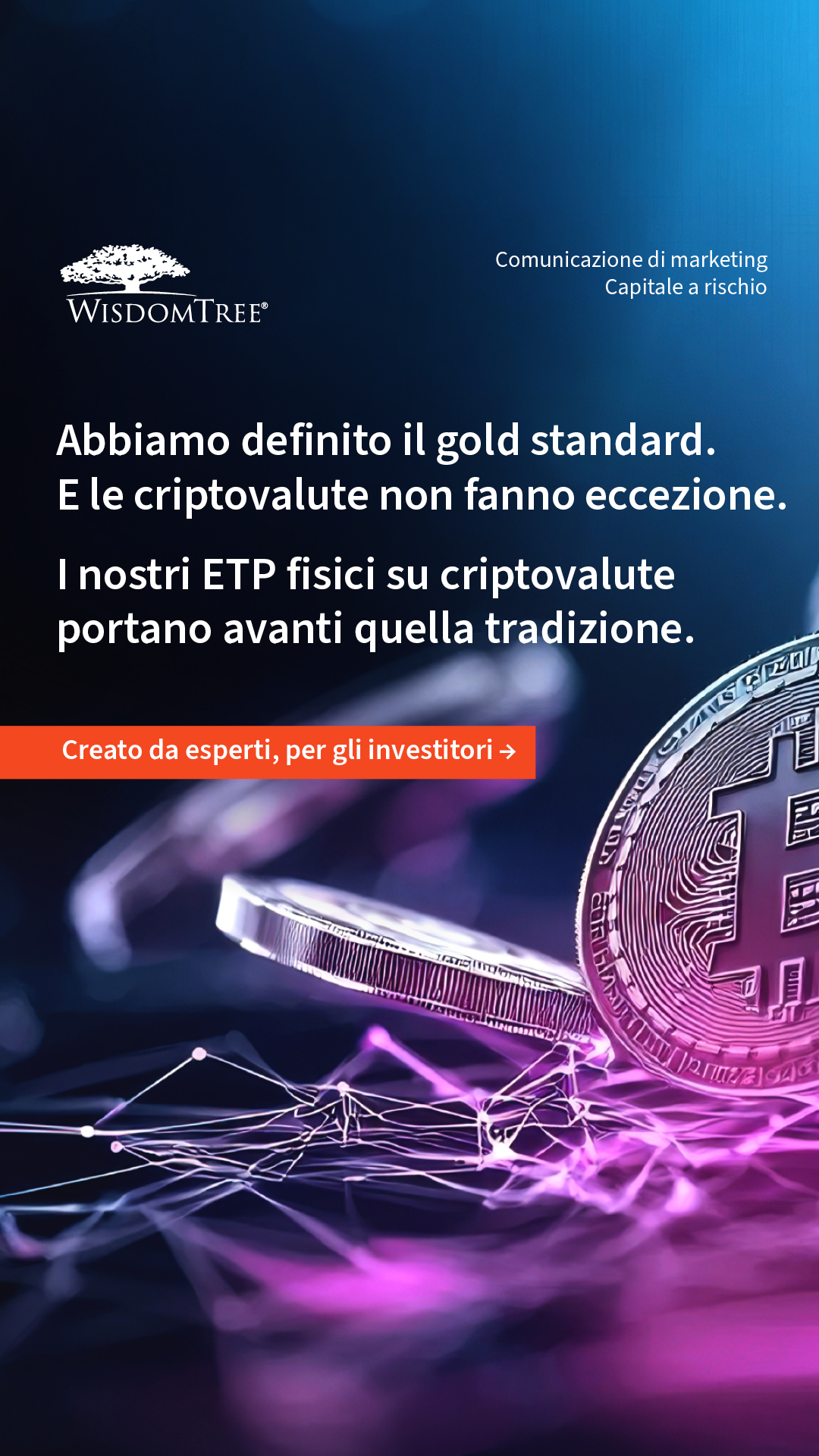 WisdomTree in Europe Facebook ad