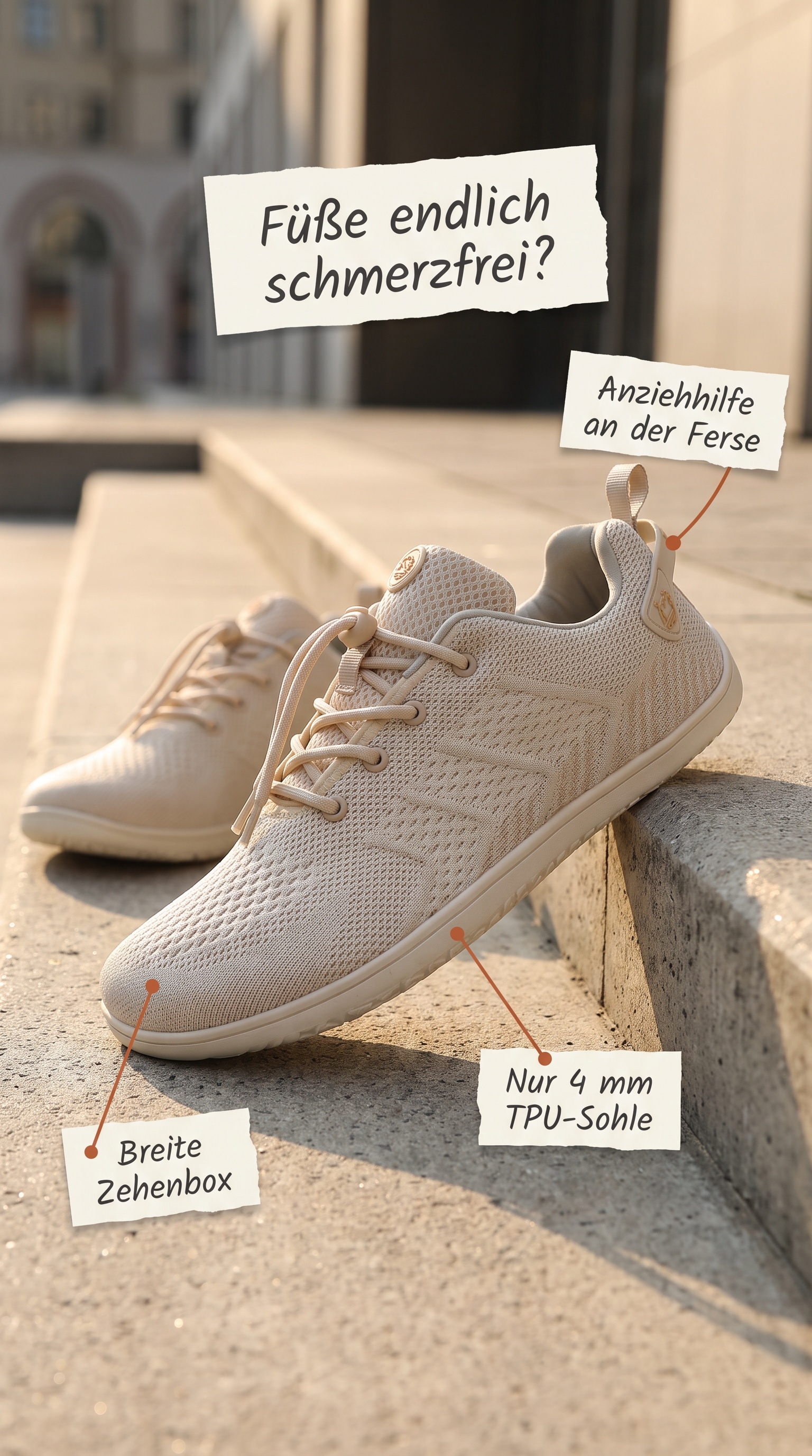 Freiluftkind Facebook ad: Der sportliche Barfuß-Sneaker, den deine Füße feiern