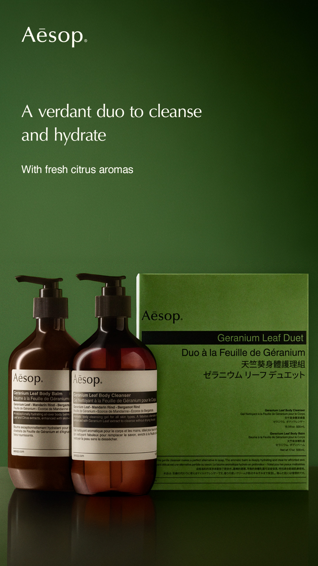Aesop Facebook ad