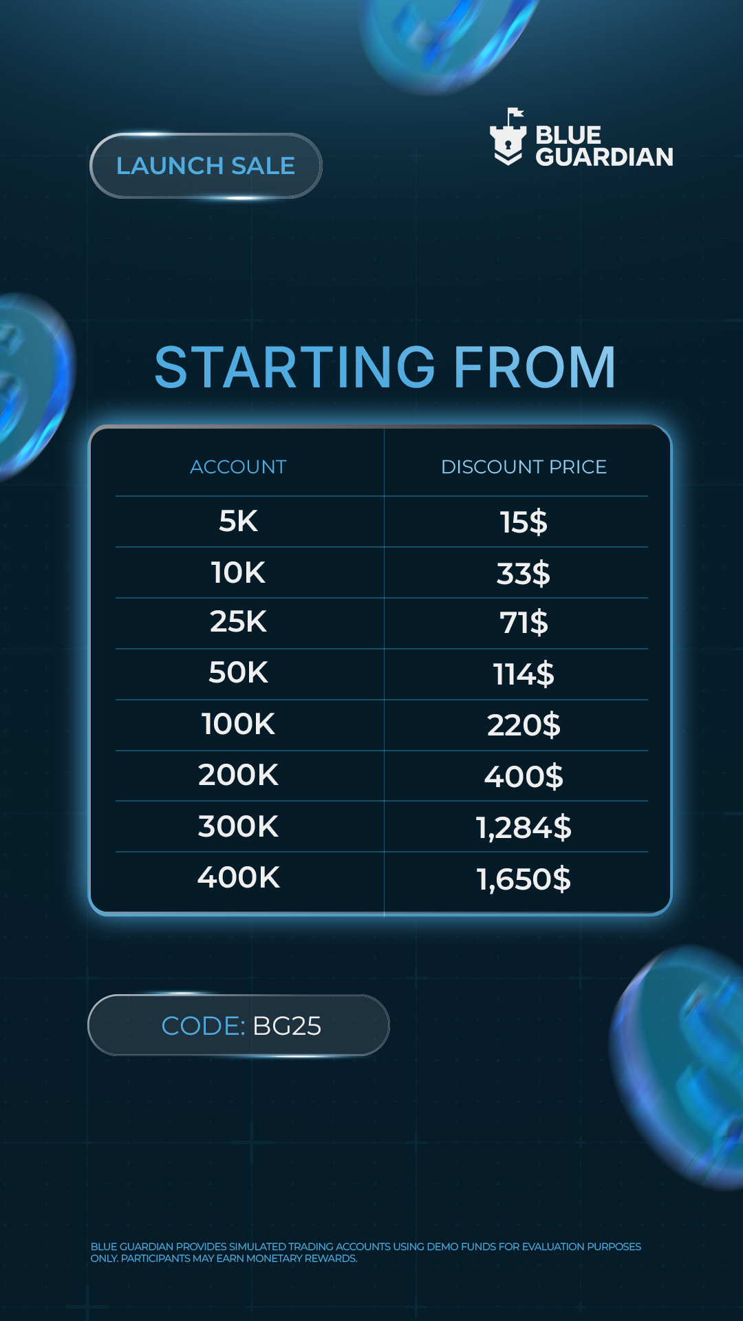 Blue Guardian Facebook ad