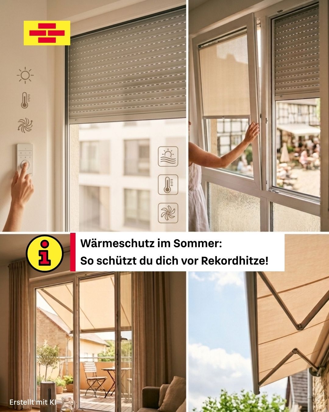 Bausparkasse Schwäbisch Hall Facebook ad: Du willst auch bei 30 Grad oder mehr…