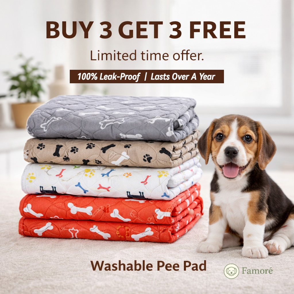 Famoré Pet Facebook ad: FREE PAD WITH EVERY BUNDLE