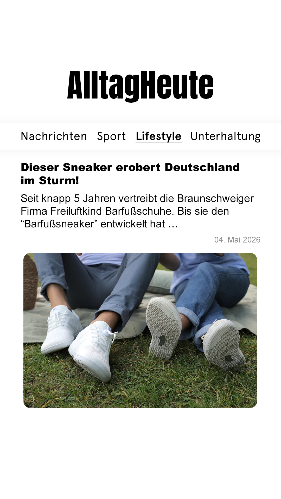 Freiluftkind Facebook ad