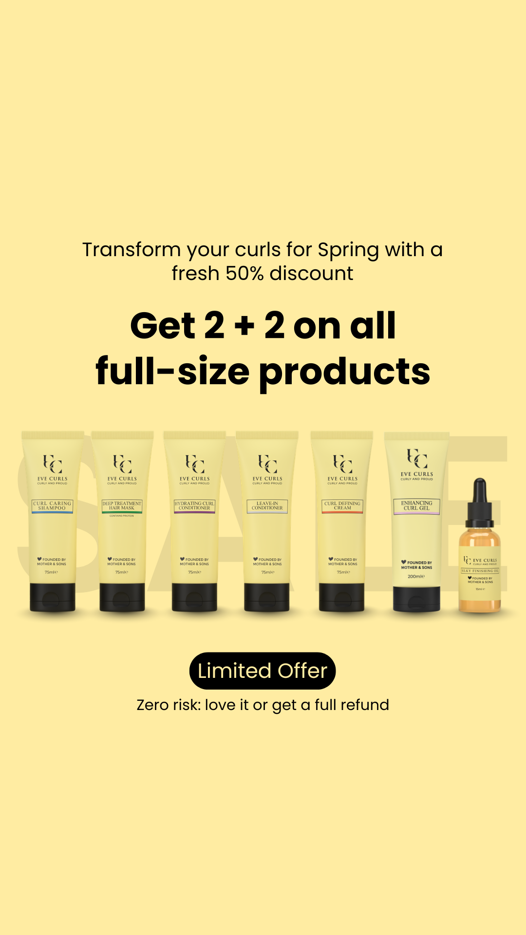 Eve Curls Facebook ad