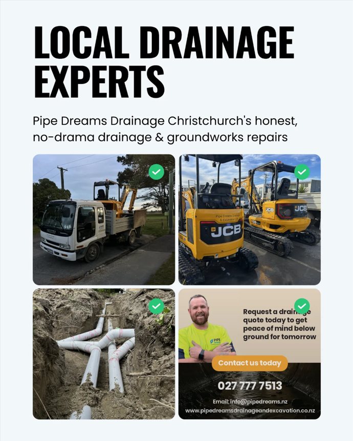 Pipe Dreams Drainage & Excavation Ltd Facebook ad: Pipe Dreams Drainage & Excavation Ltd, Your Local…