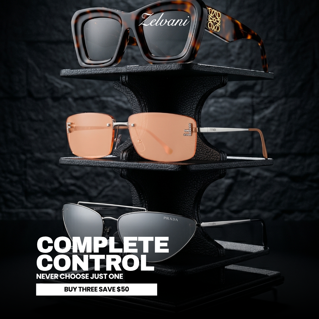 Zelvani Facebook ad: Designer Eyewear, Up To 70% Off