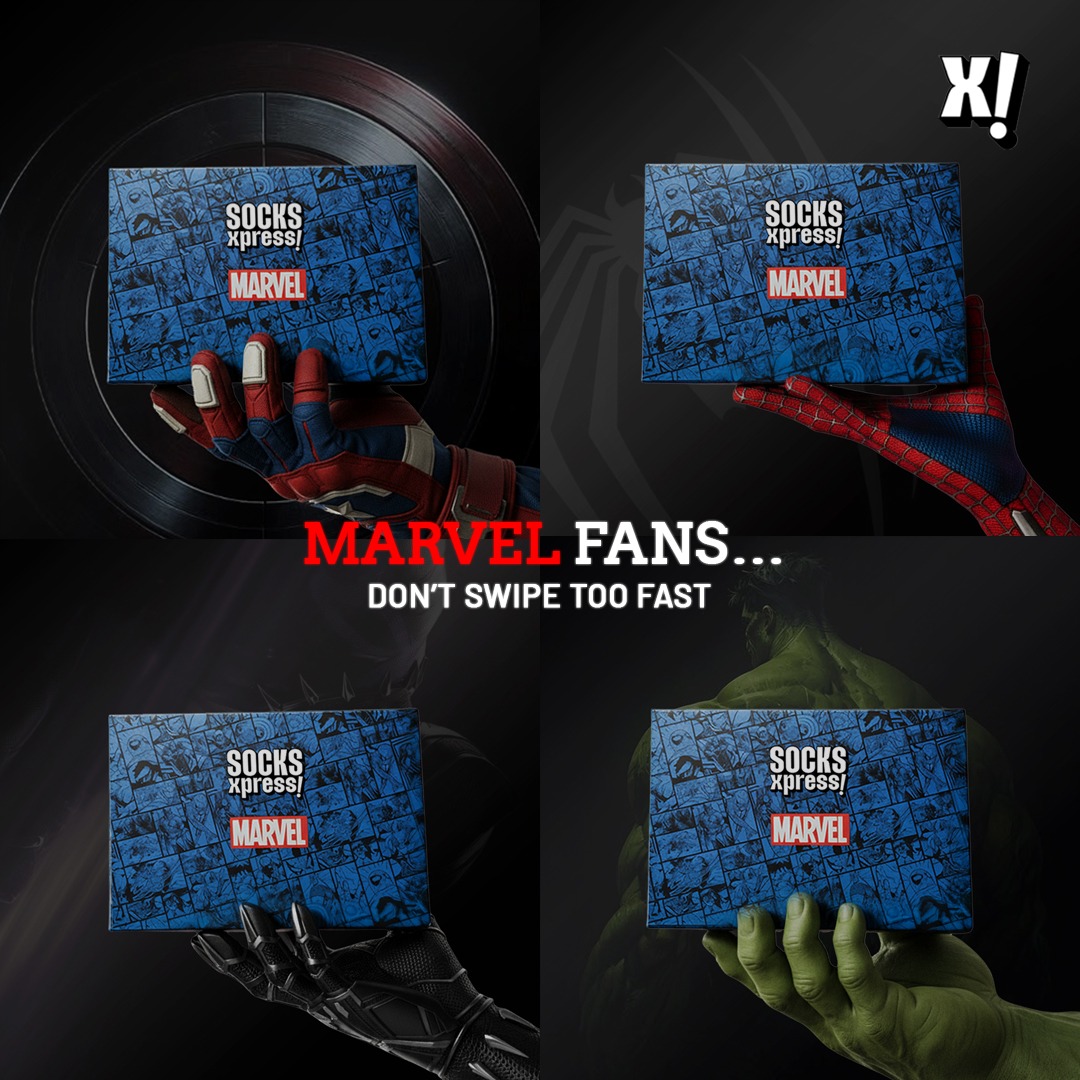SocksXpress Facebook ad: Marvel Avengers Gift Box