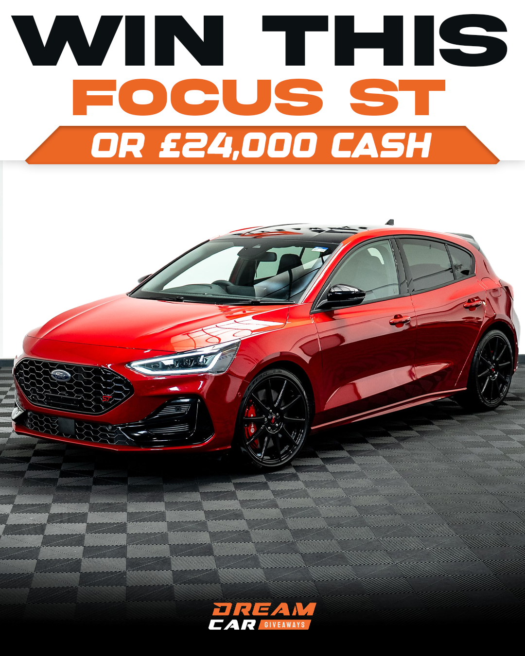 Dream Car Giveaways Facebook ad