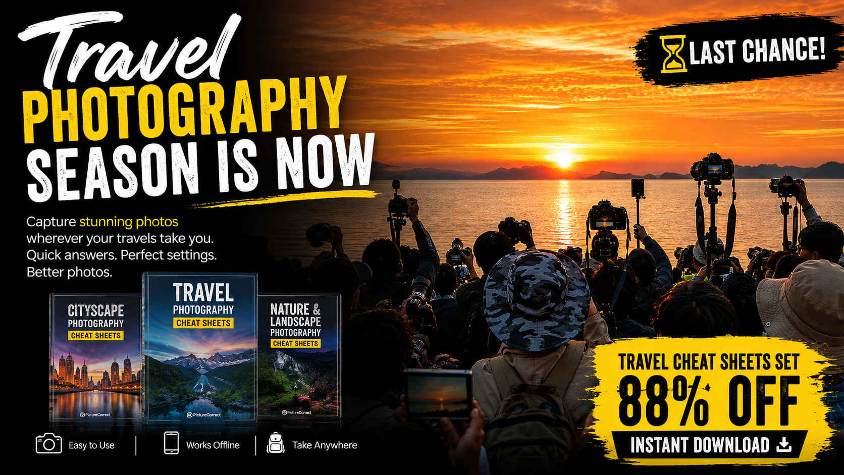 PictureCorrect Photography Tips Facebook ad