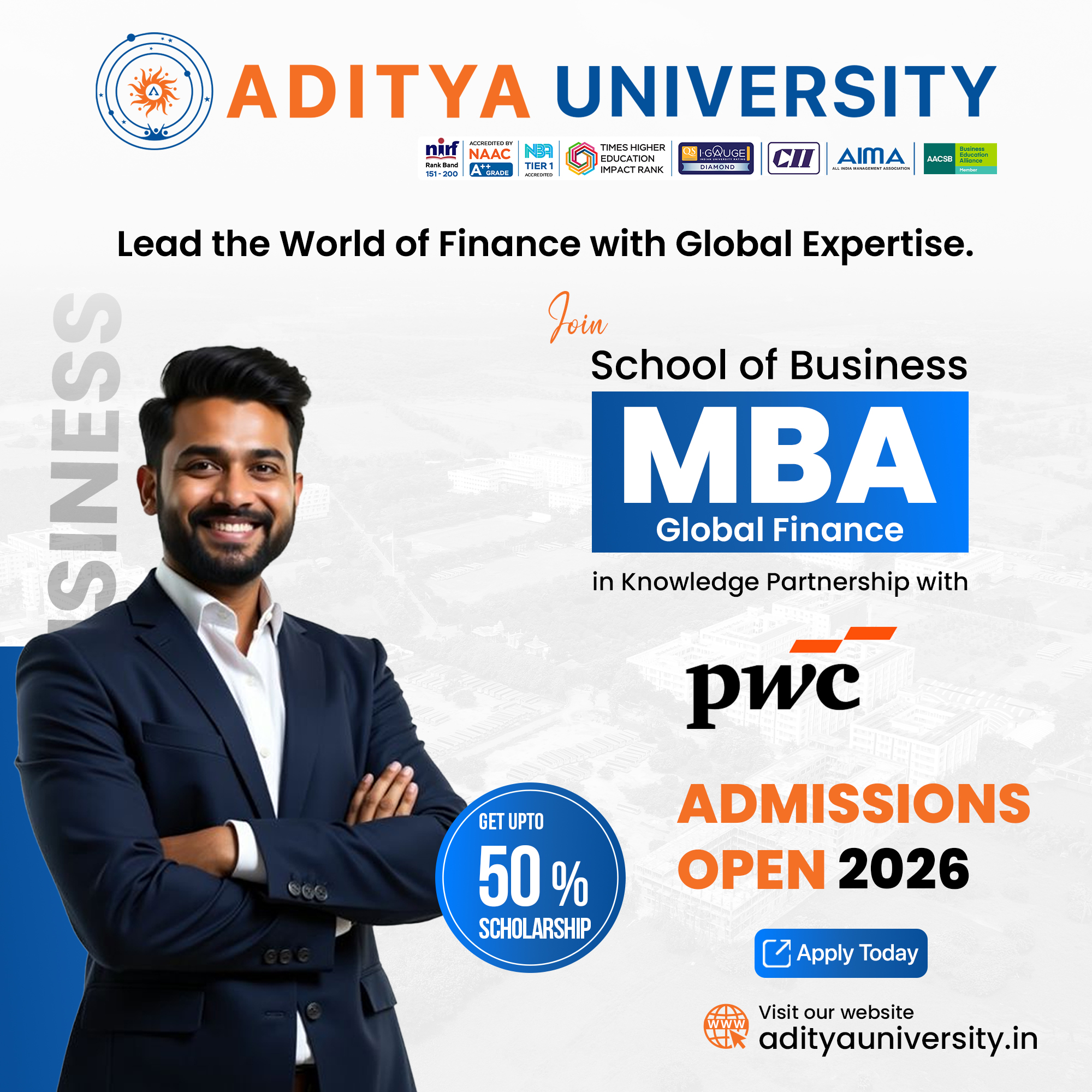 Aditya University Facebook ad: Admissions Open 2026
