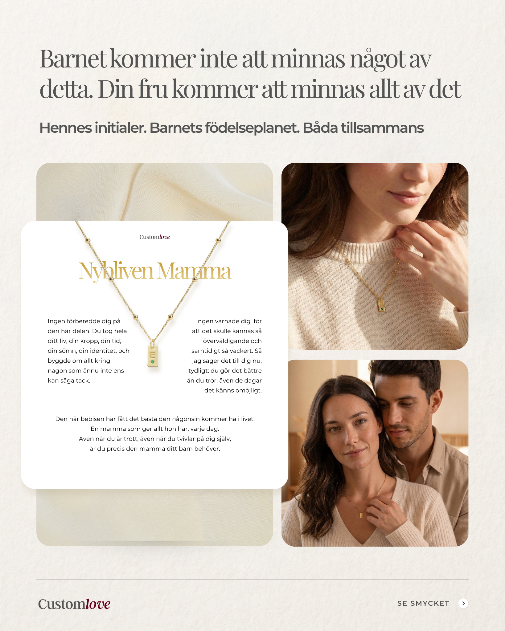 Customlove Facebook ad