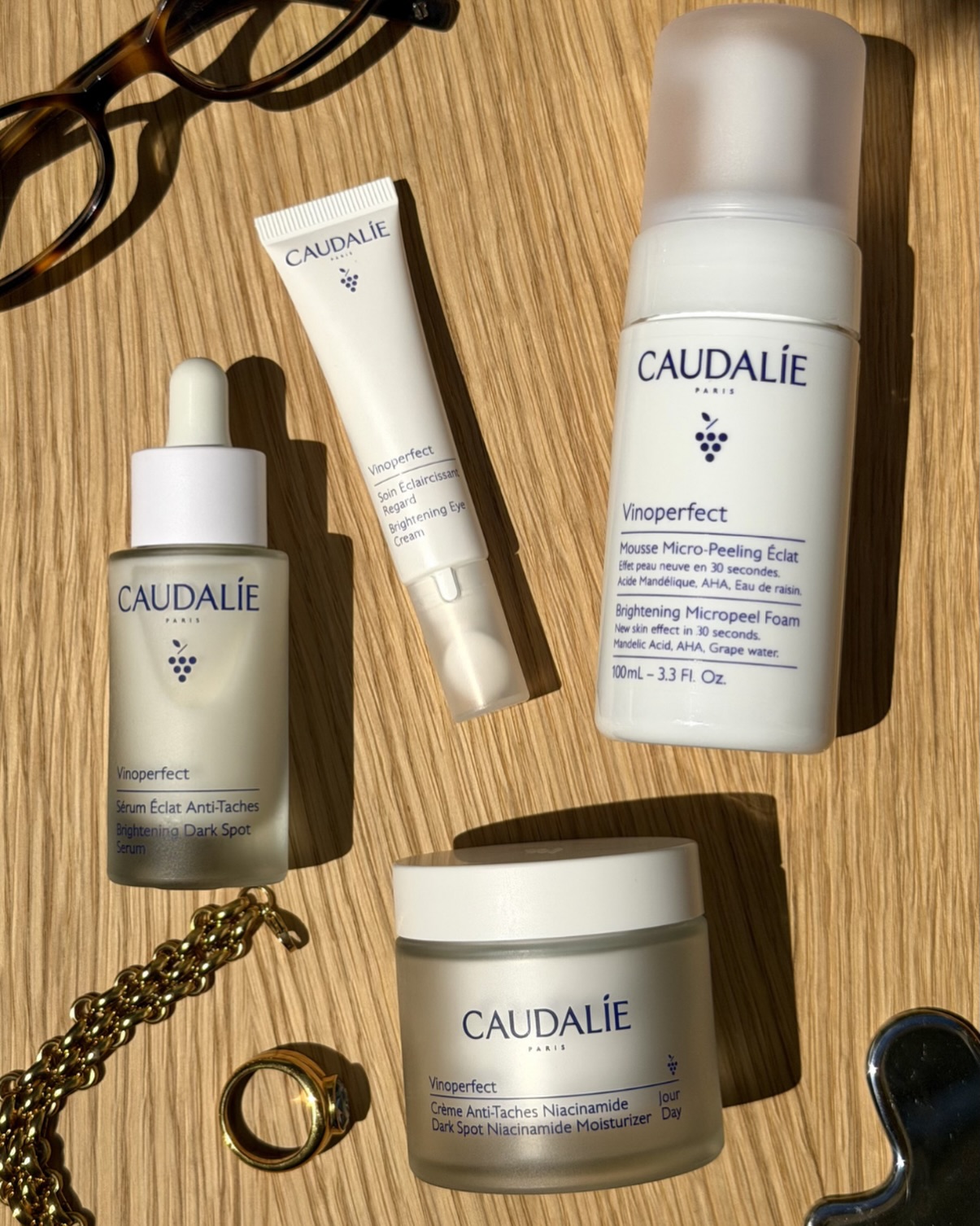 Caudalie Facebook ad: GOOD BYE DARK SPOTS GIVEAWAY